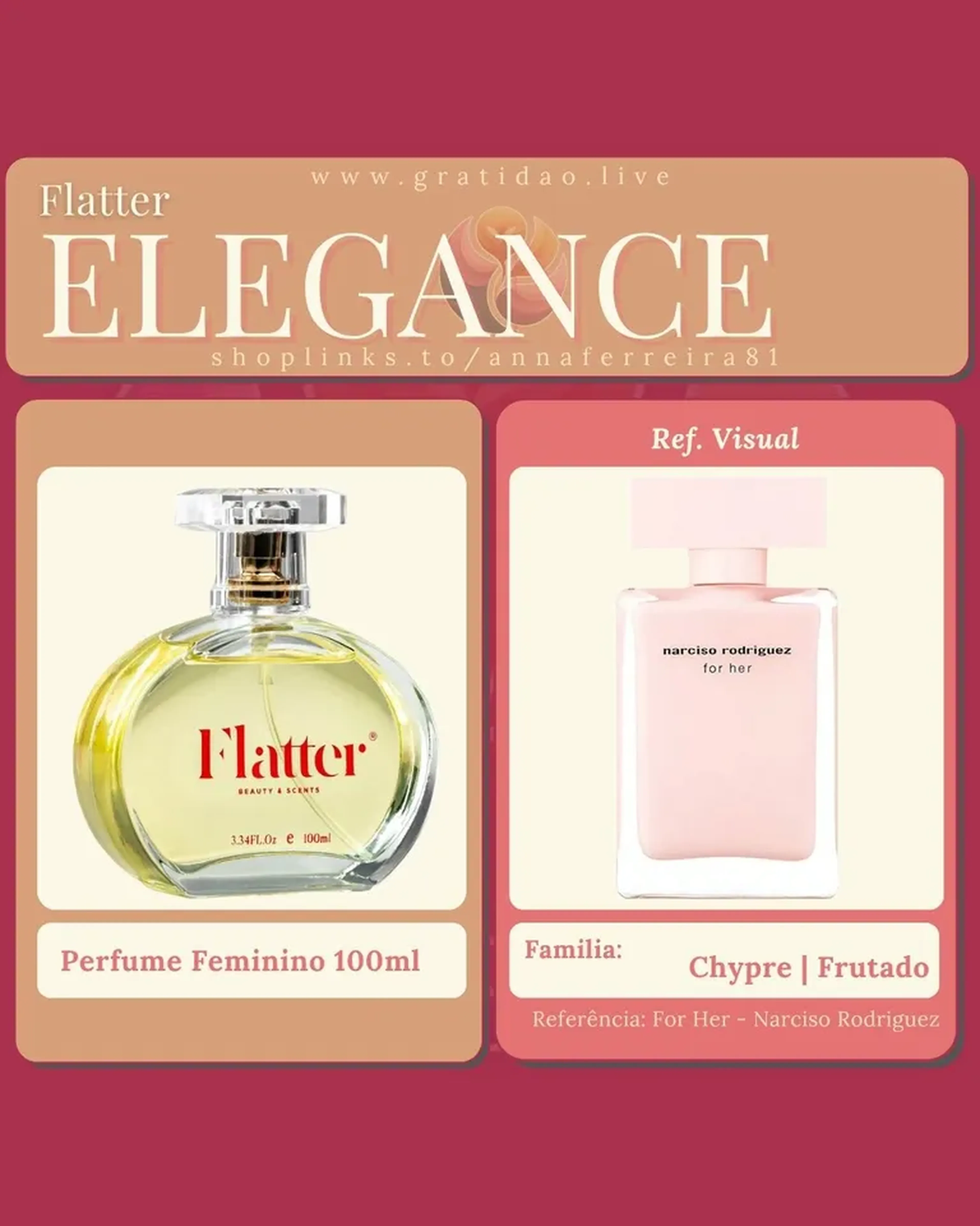 Elegance - Perfume Feminino imagem
