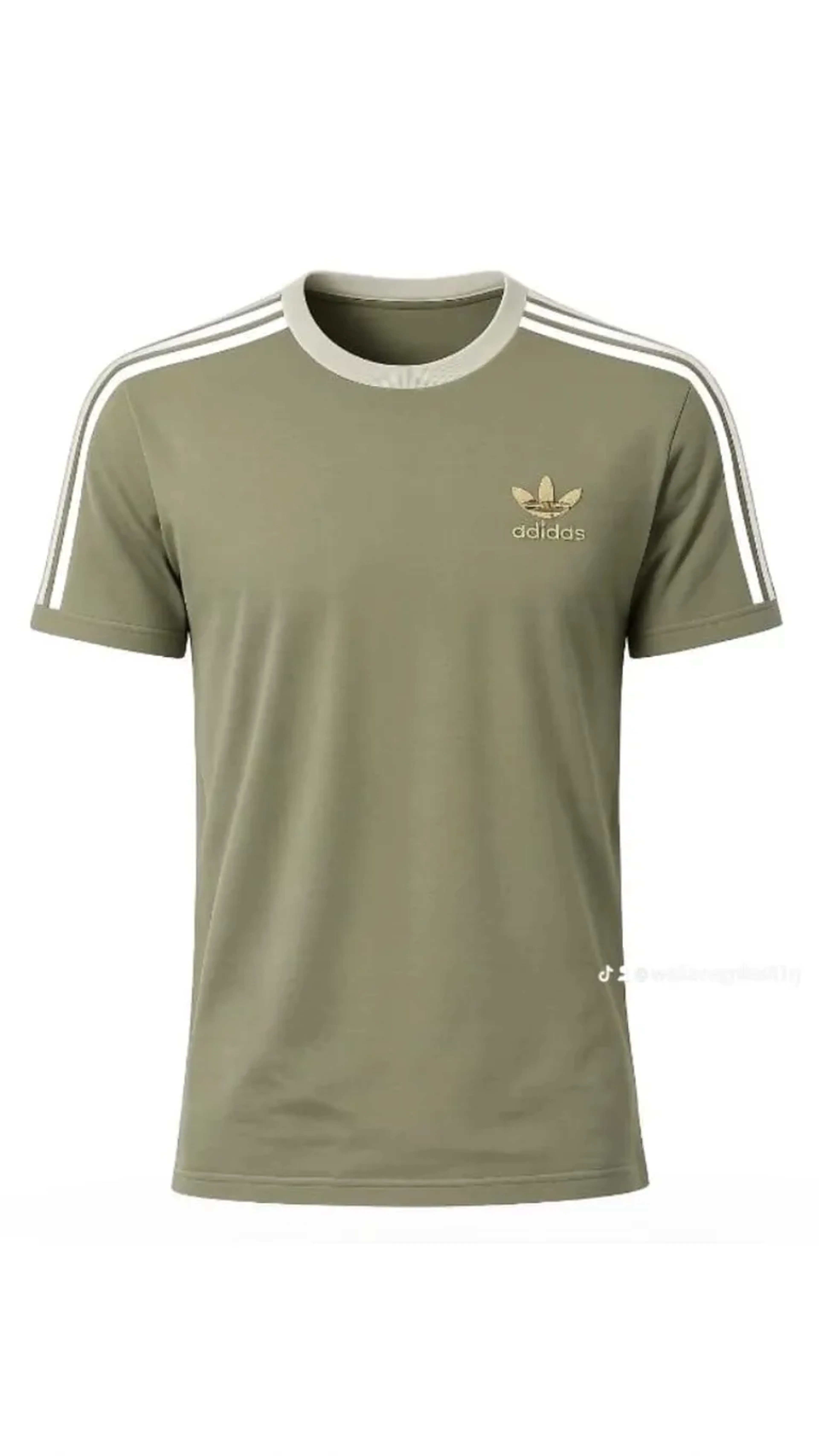 Camisa Bordada Verde Musk imagem