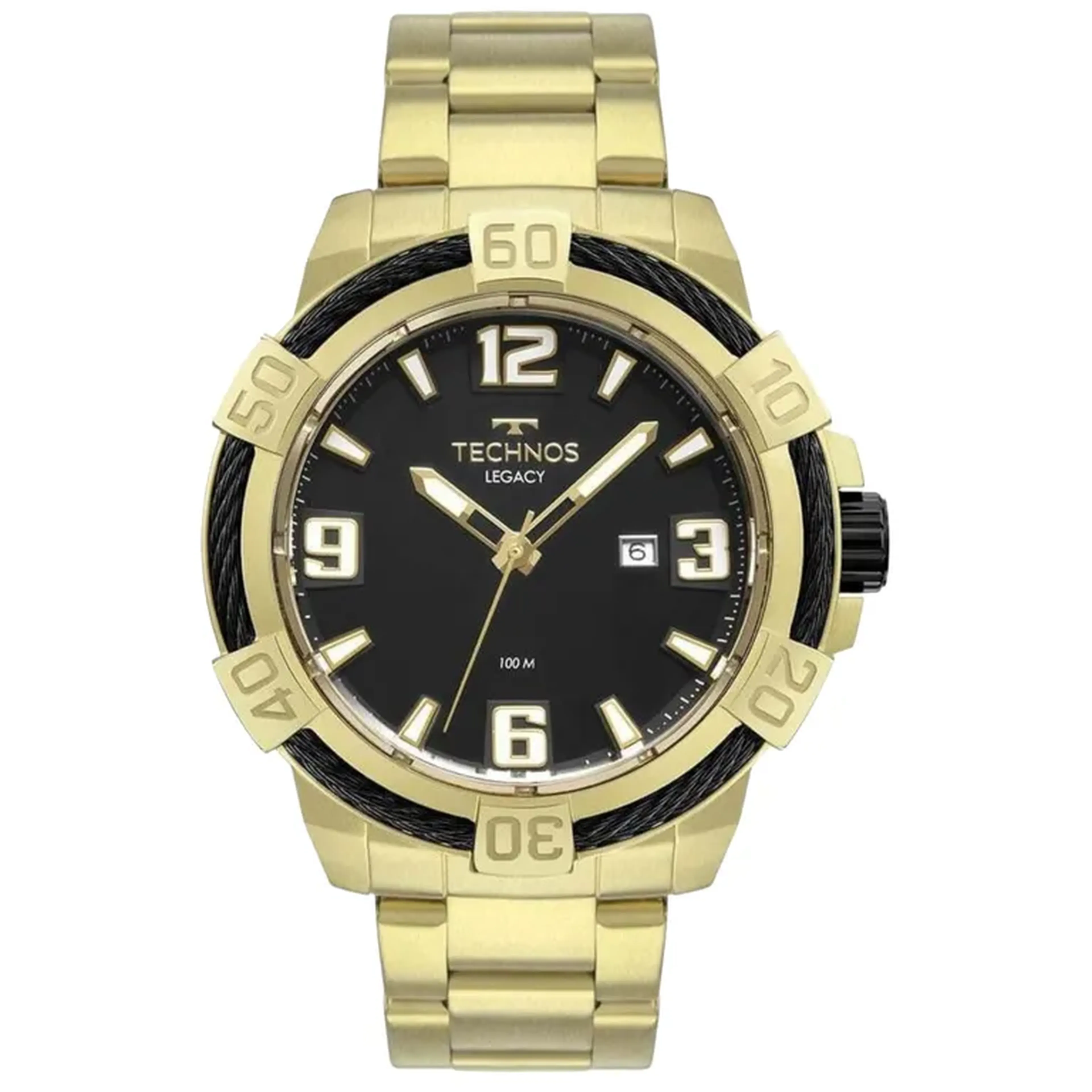 Relógio Masculino Technos Analógico Legacy Dourado imagem