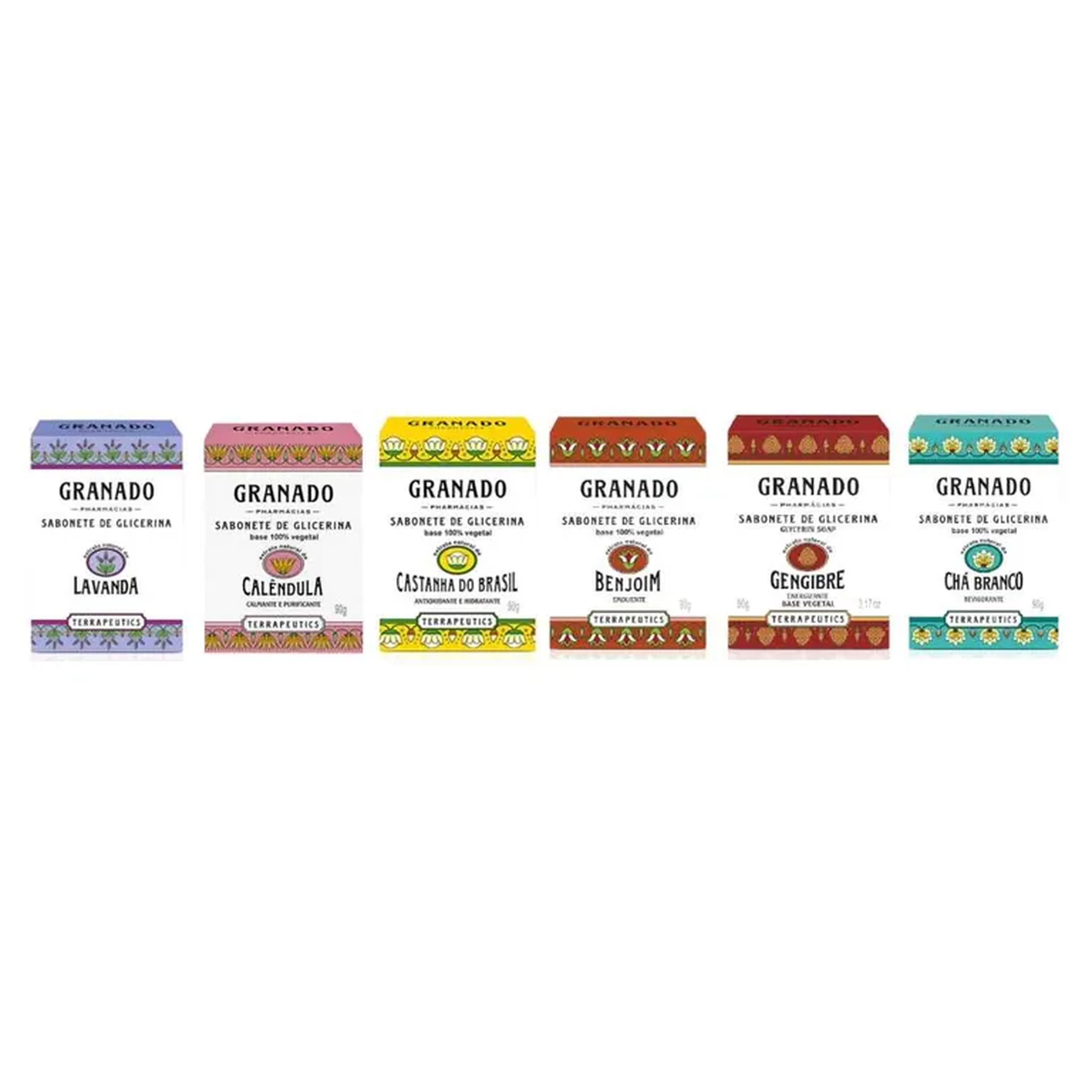 Kit Sabonete Terrapeutics - 6 Fragrâncias x 90g imagem