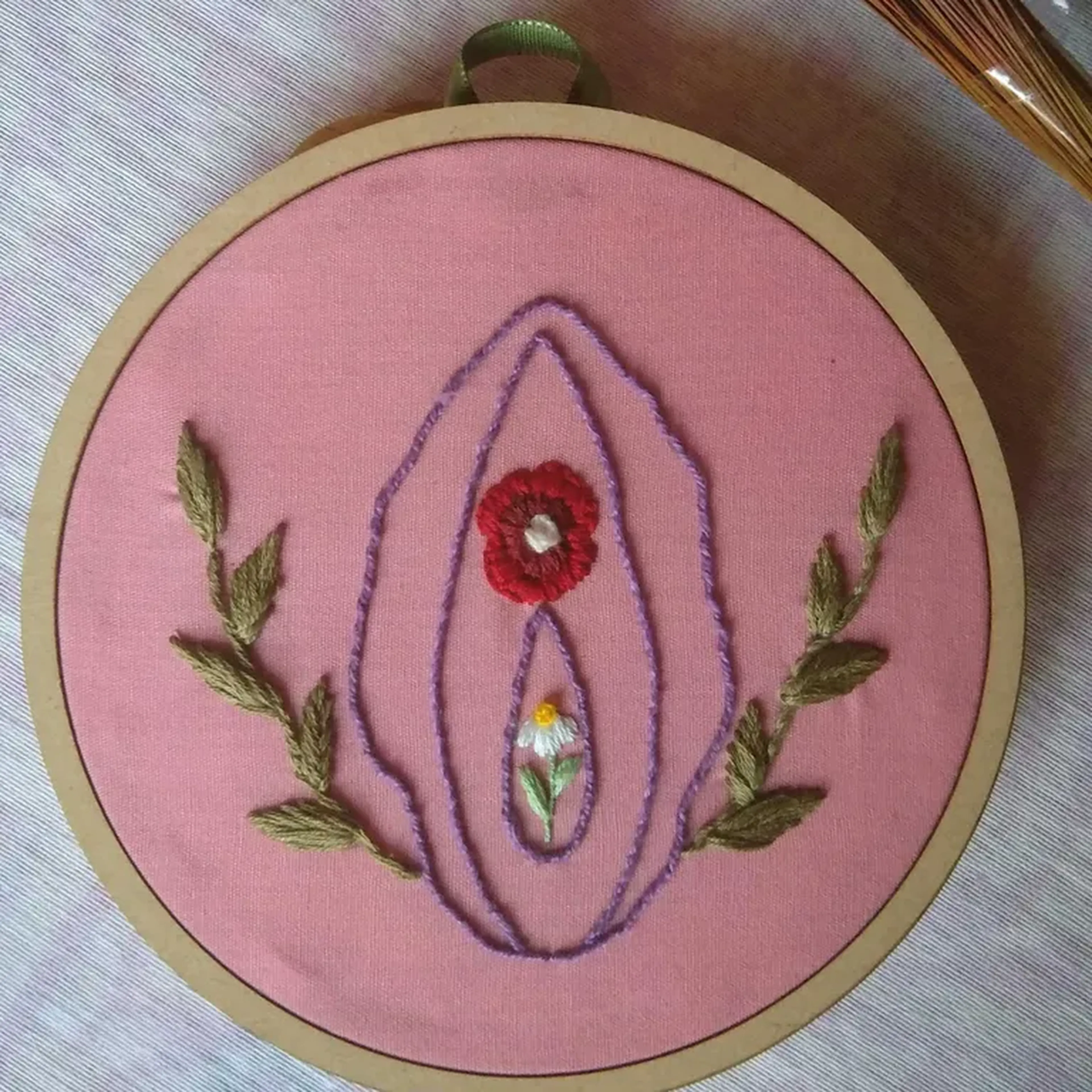 Bordado Vulva imagem