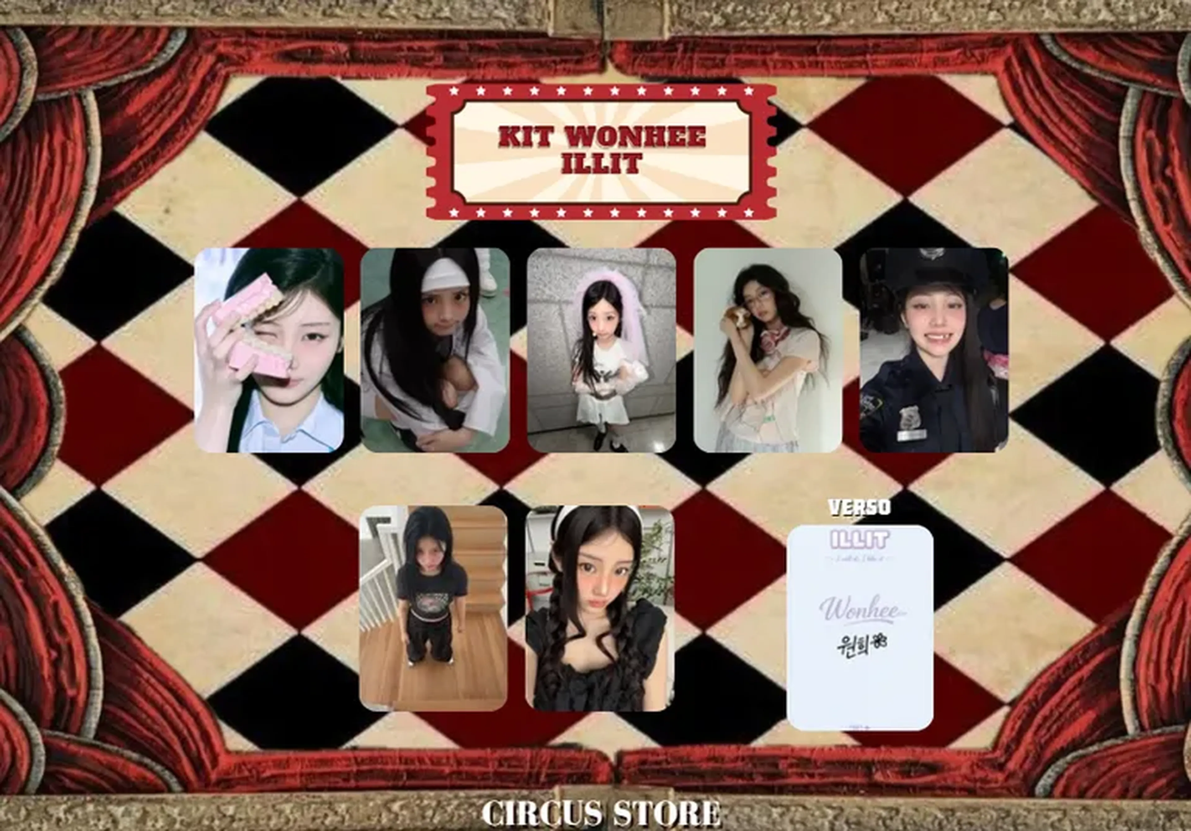 KIT PHOTOCARDS - WONHEE ILLIT imagem