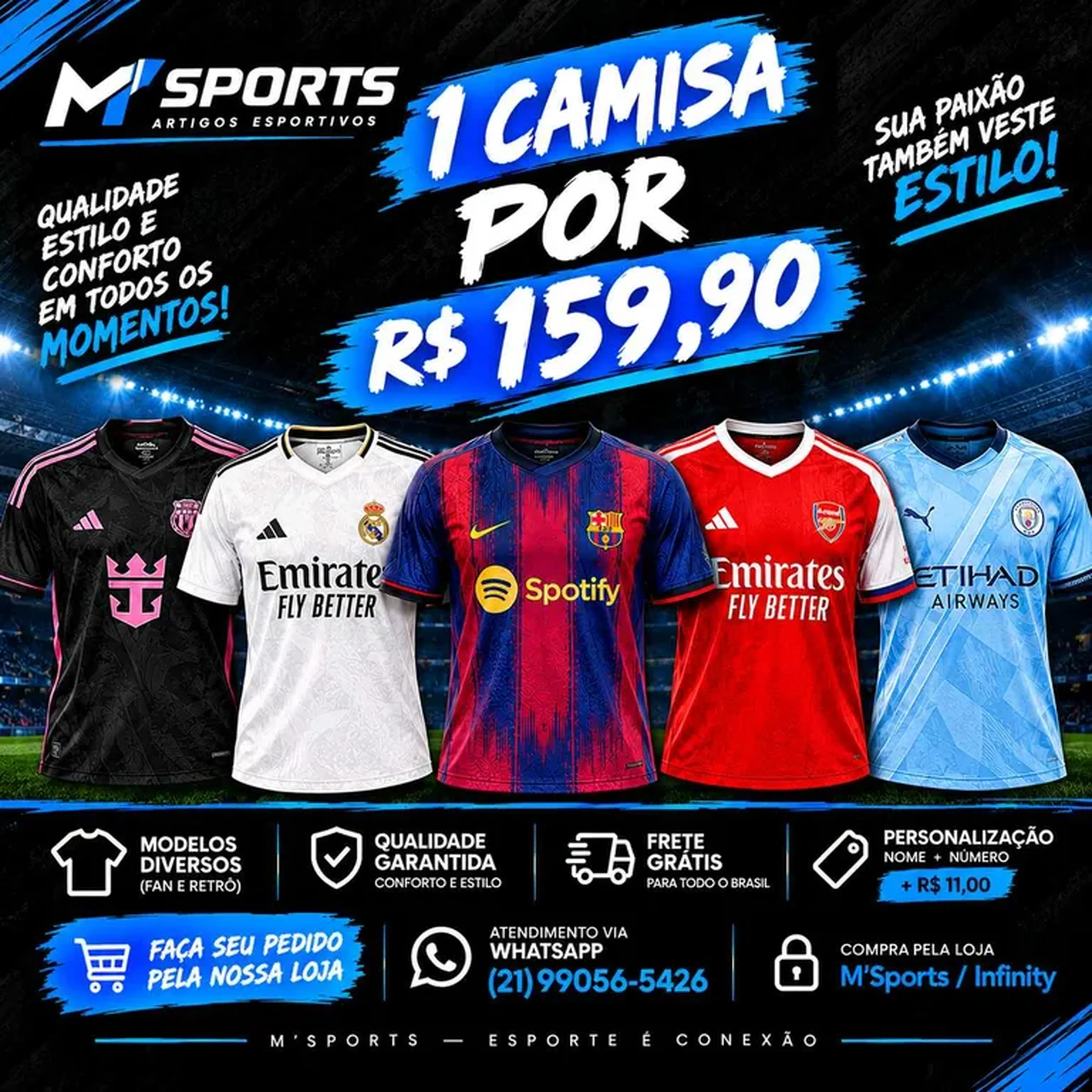 CAMISA TAILANDESA 1:1 imagem