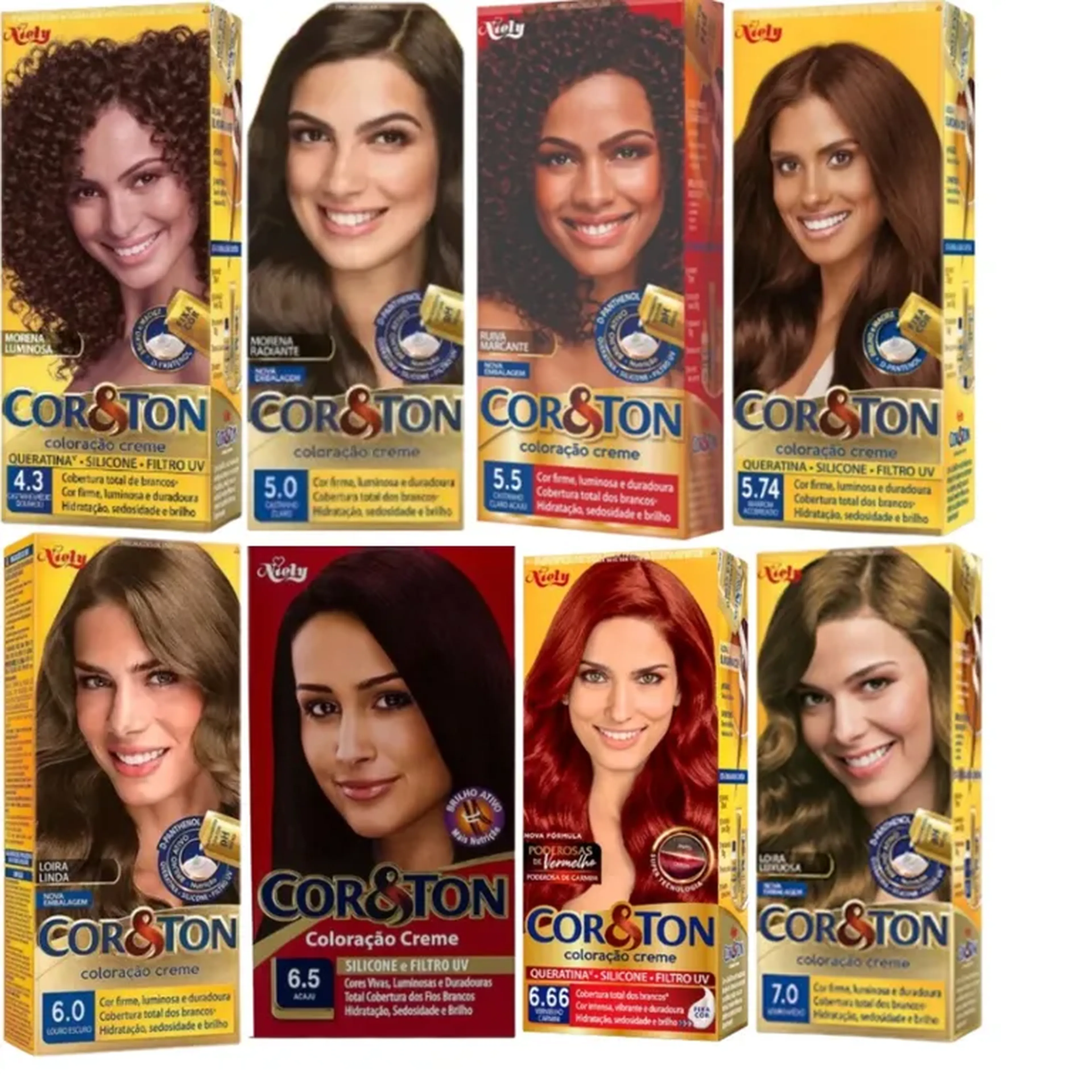 Tinta de Cabelo Cor e Ton Variadas imagem