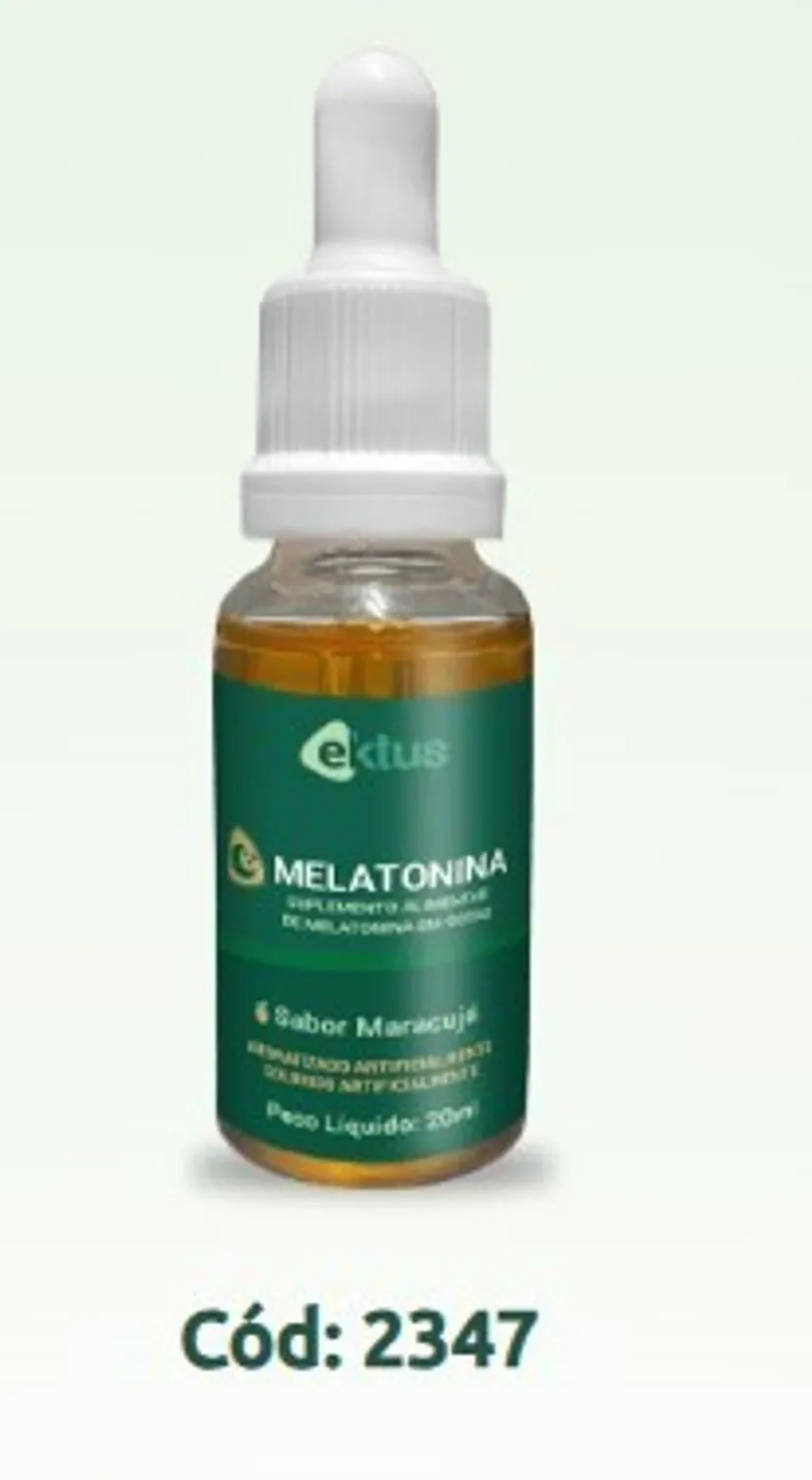 Ektus - Melatonina em Gotas 20ml sabor maracujá imagem