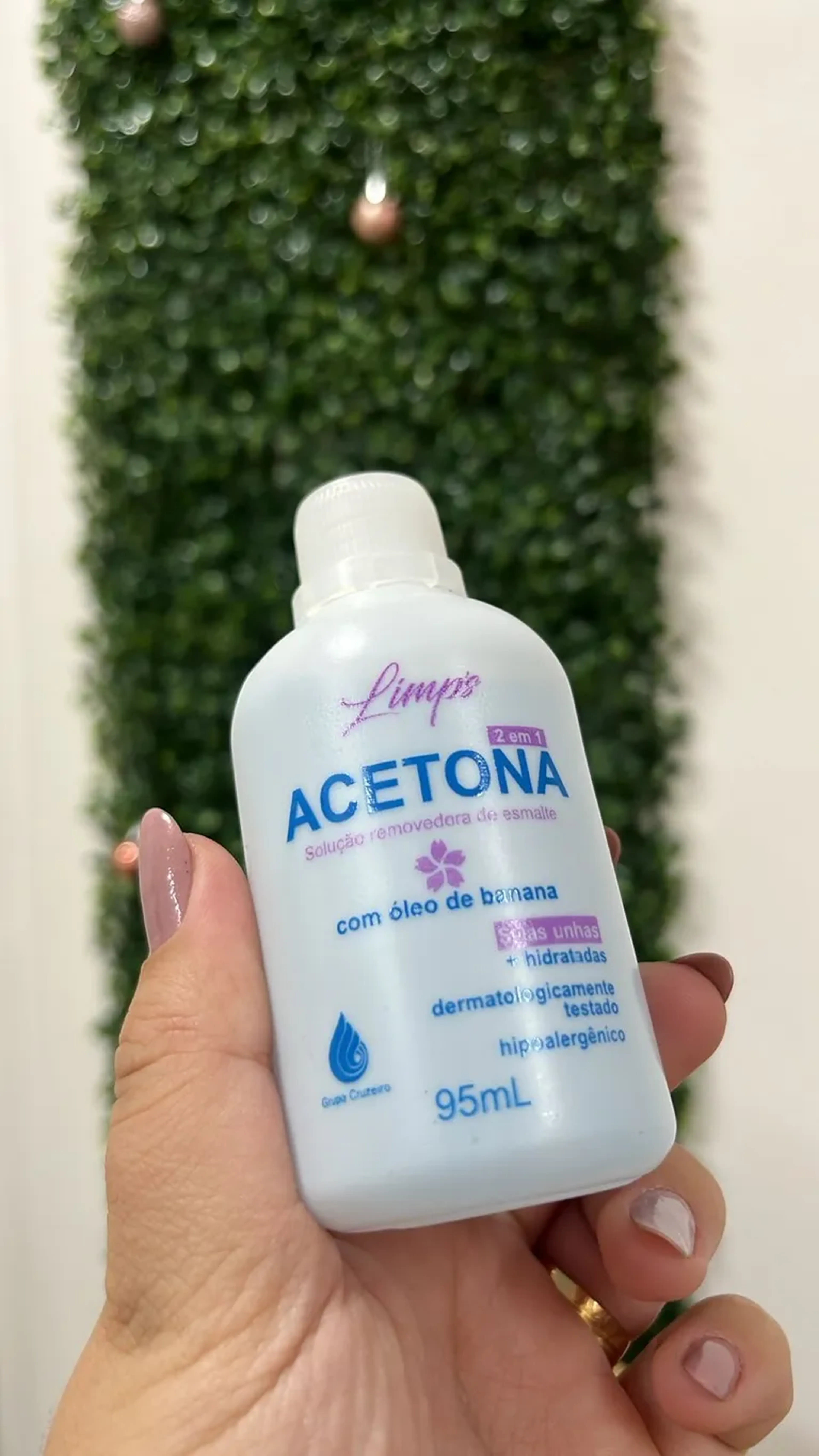 Acetona Limpis 95ml Cruzeiro imagem
