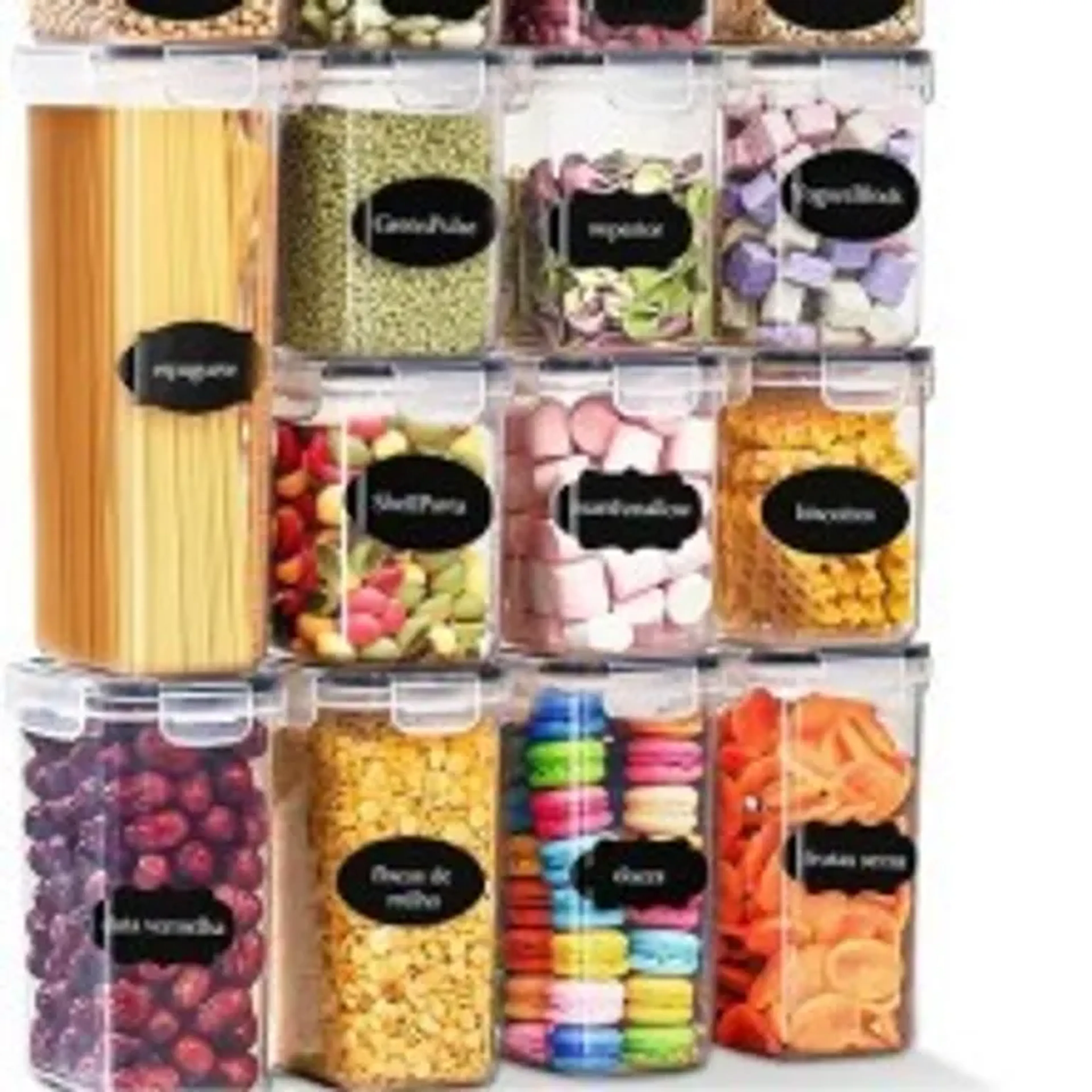 Kit 15 potes imagem