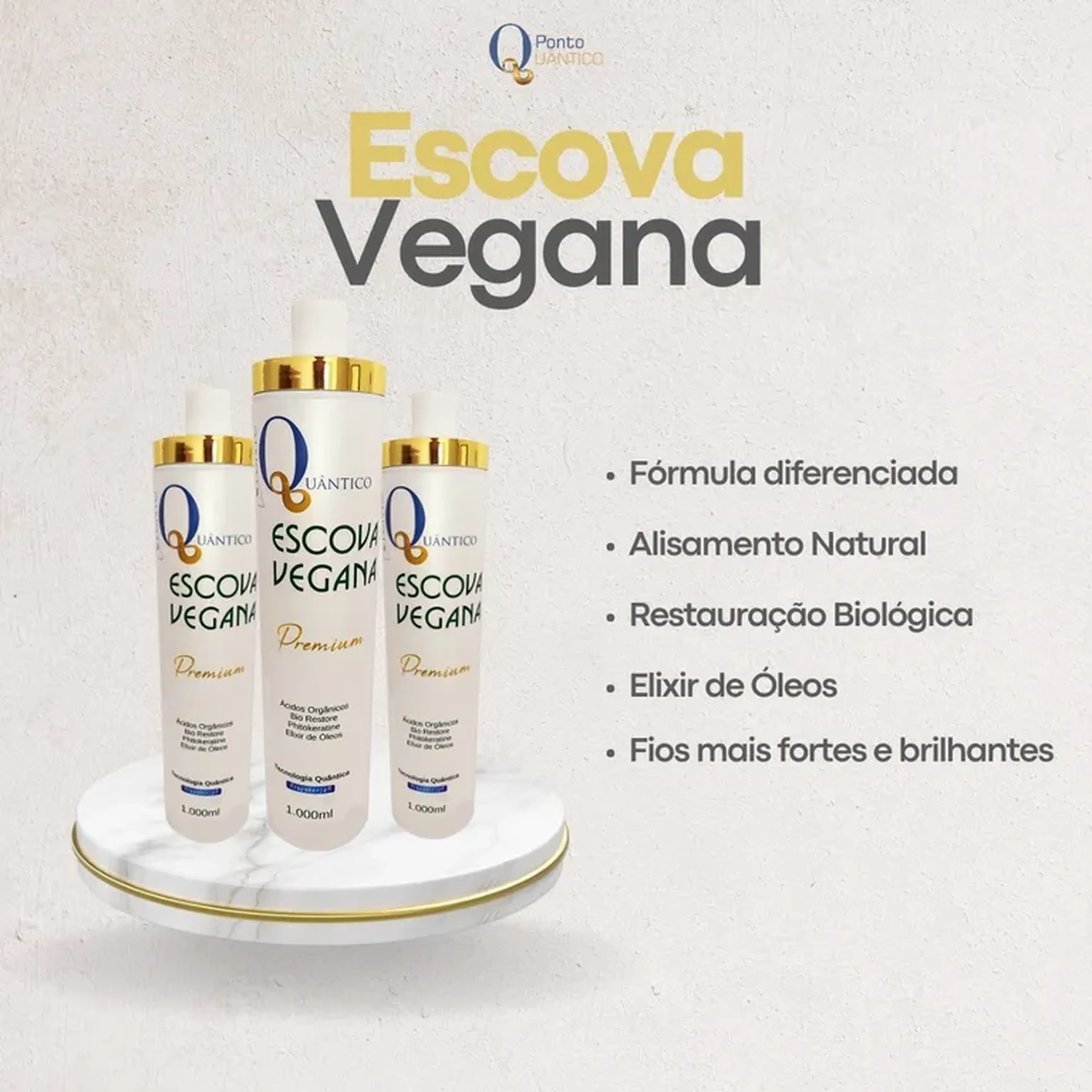 Kit 3 Escova Veganas imagem
