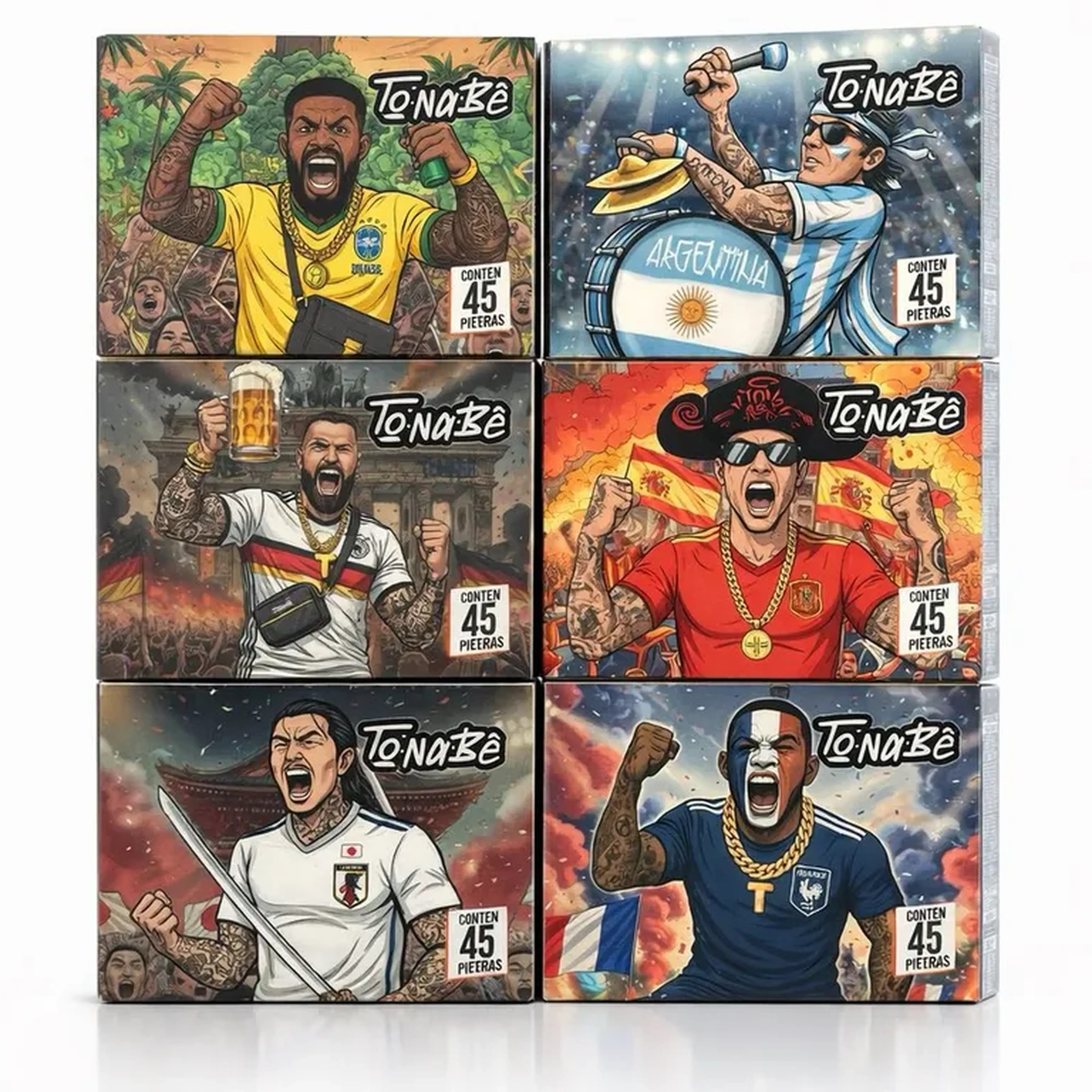 Piteira ToNaBê Copa do Mundo Extra larga imagem