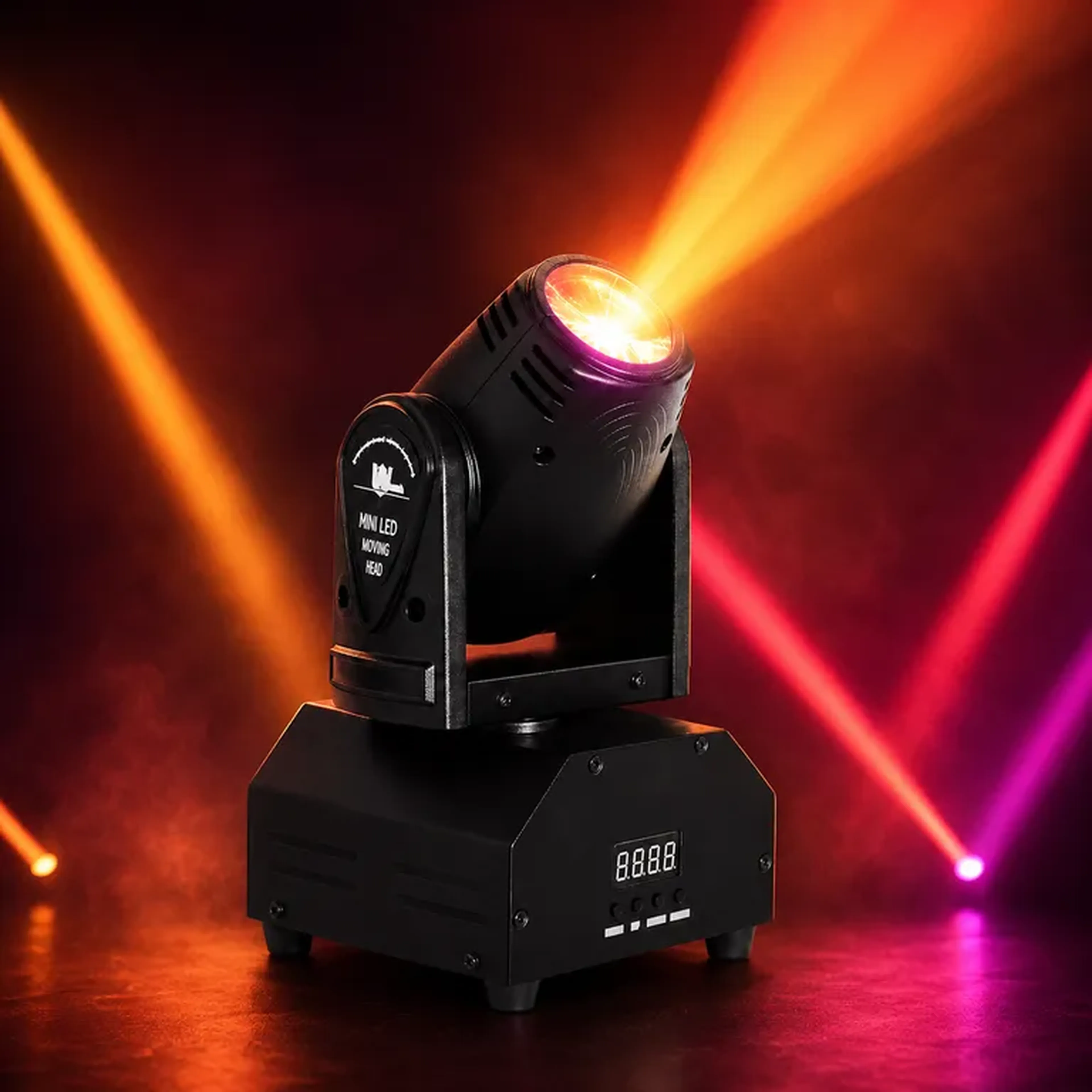 Canhão Moving Head Beam 7D Led Rgbw 10W Ritmo Dj imagem