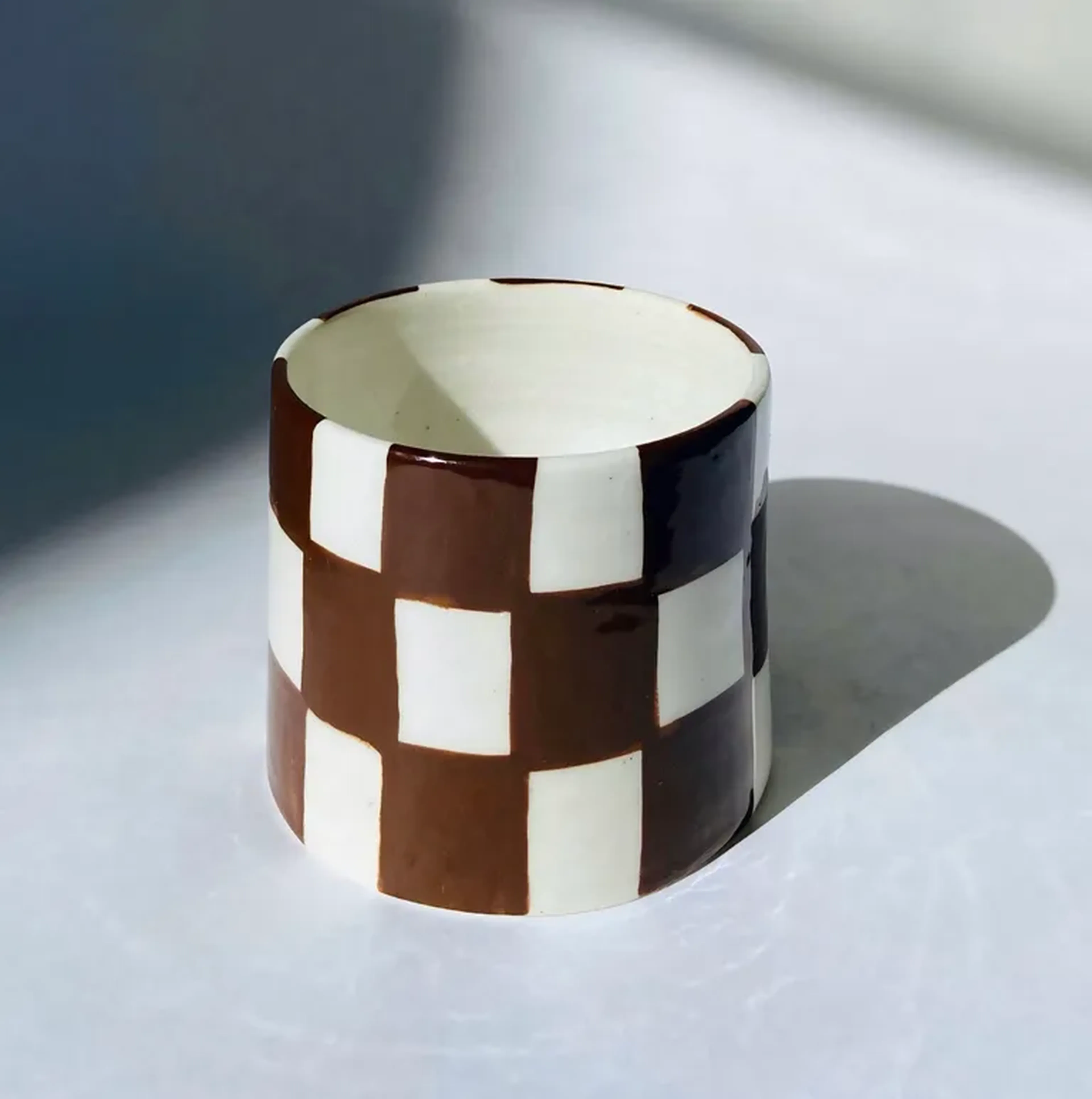 Copinho JÁ DEU CERTO (Xadrez Marrom e Branco) imagem
