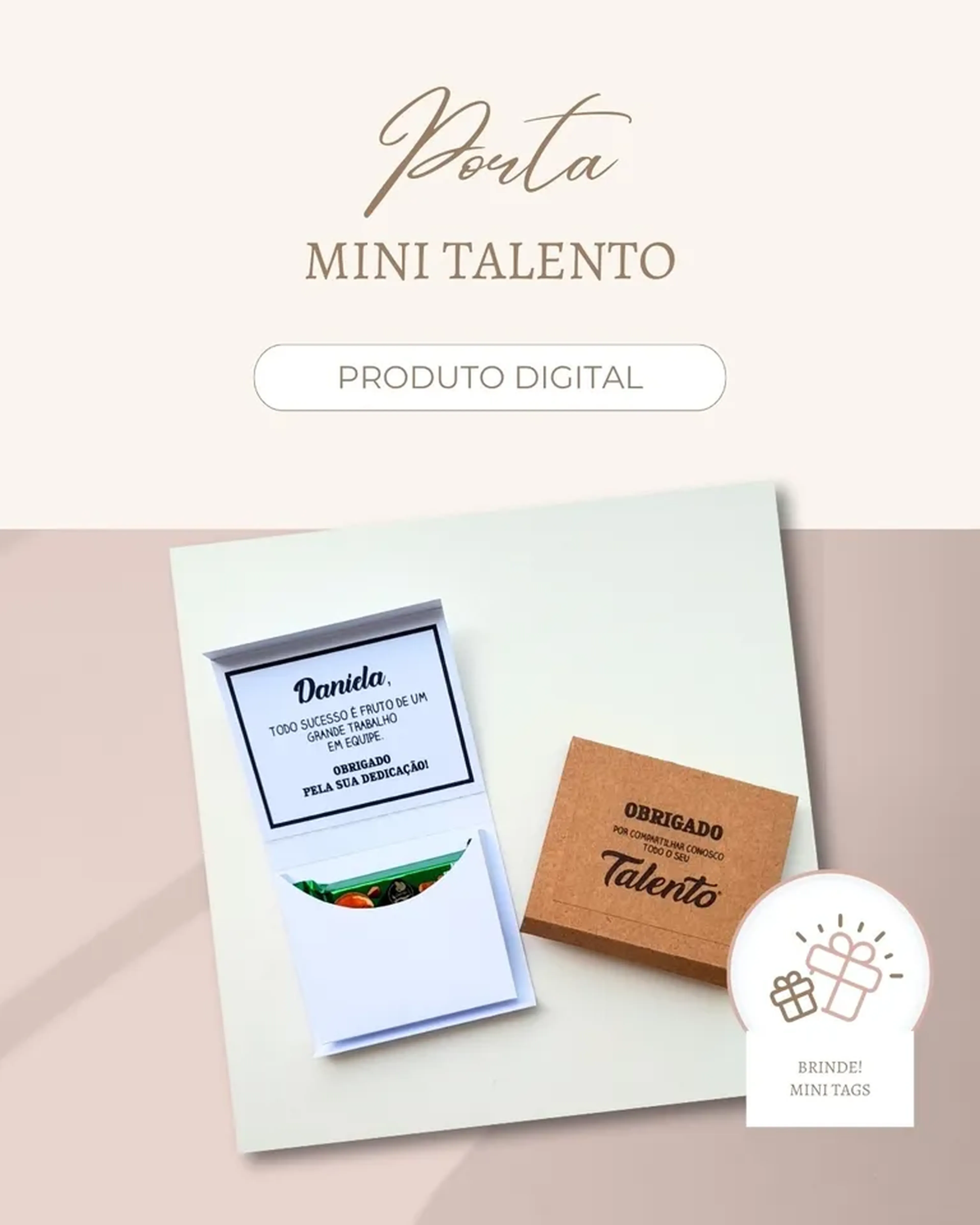 [digital] Arquivo Porta Mini Talento Simples imagem