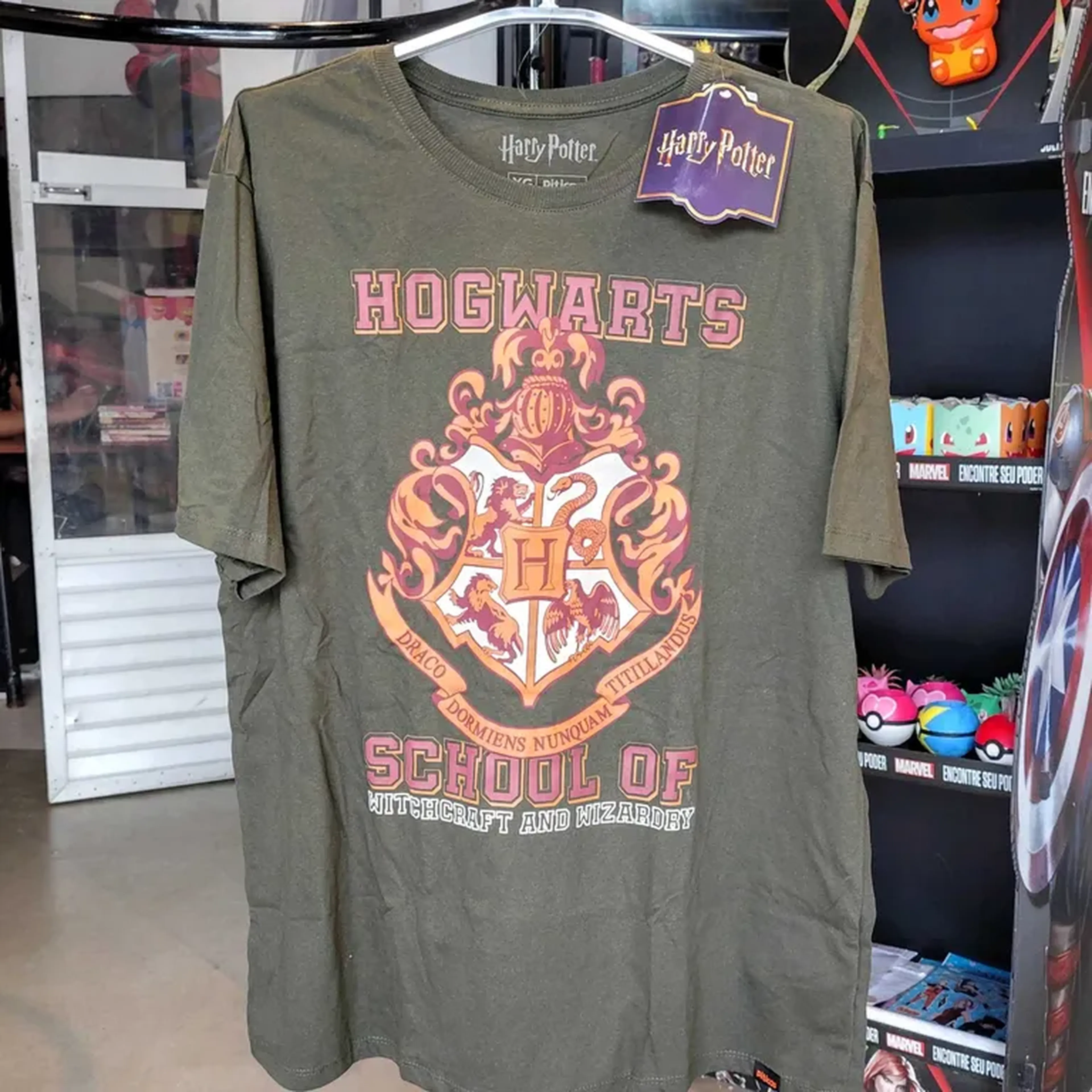camiseta Harry Potter hogwarts M G GG XG G2 imagem