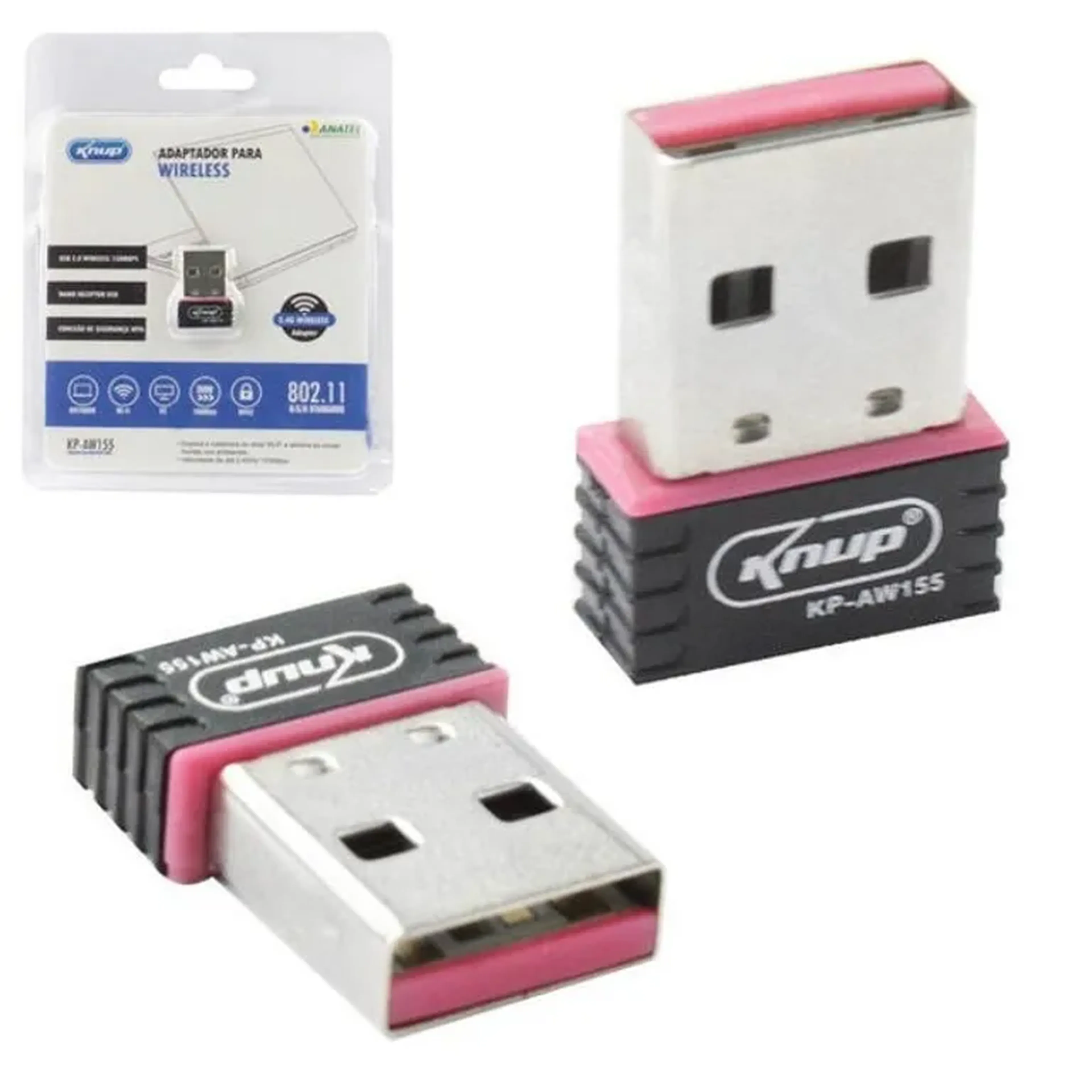 ADAPTADOR WIFI KNUP nao é dual band imagem