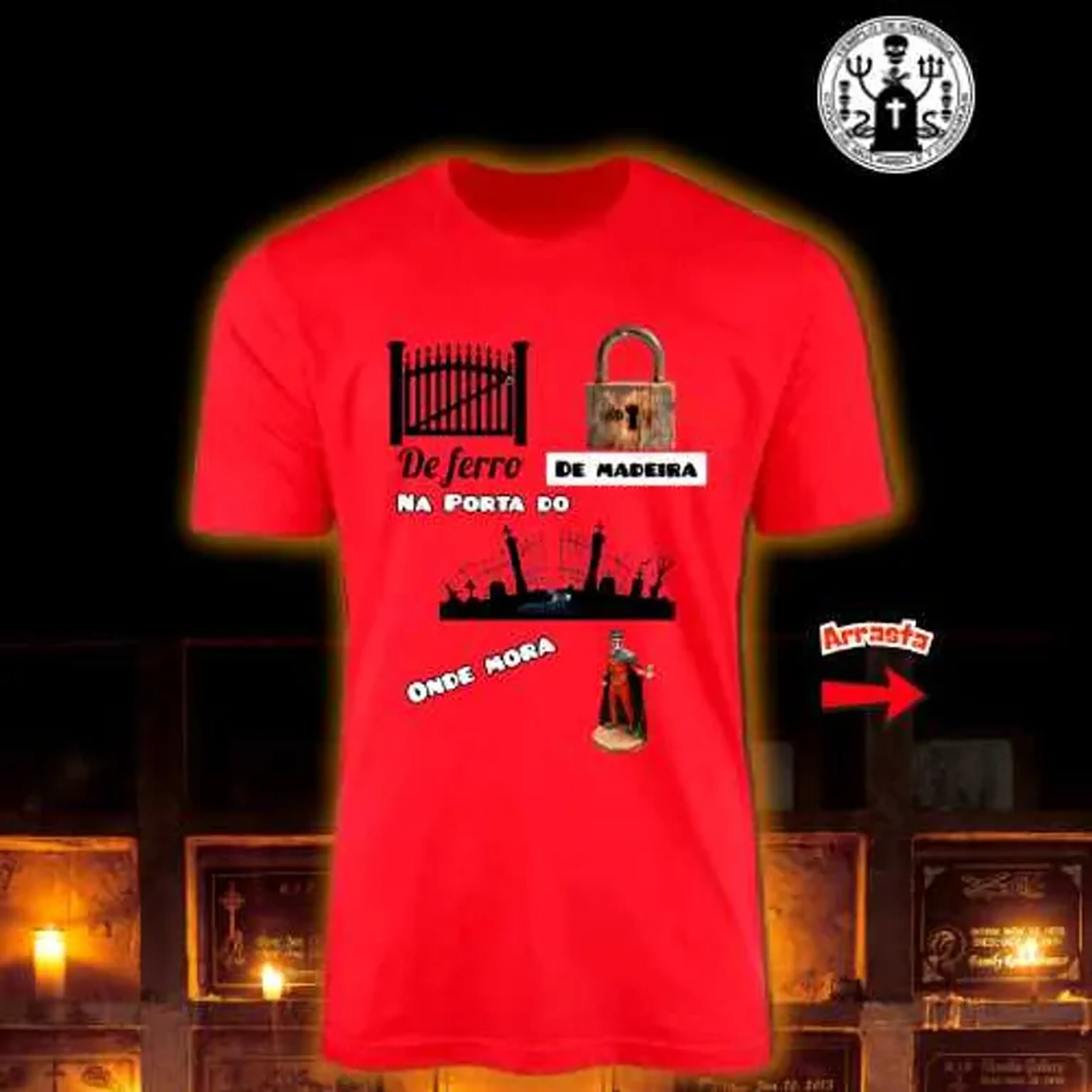 Camisa Masculina portão de ferro imagem