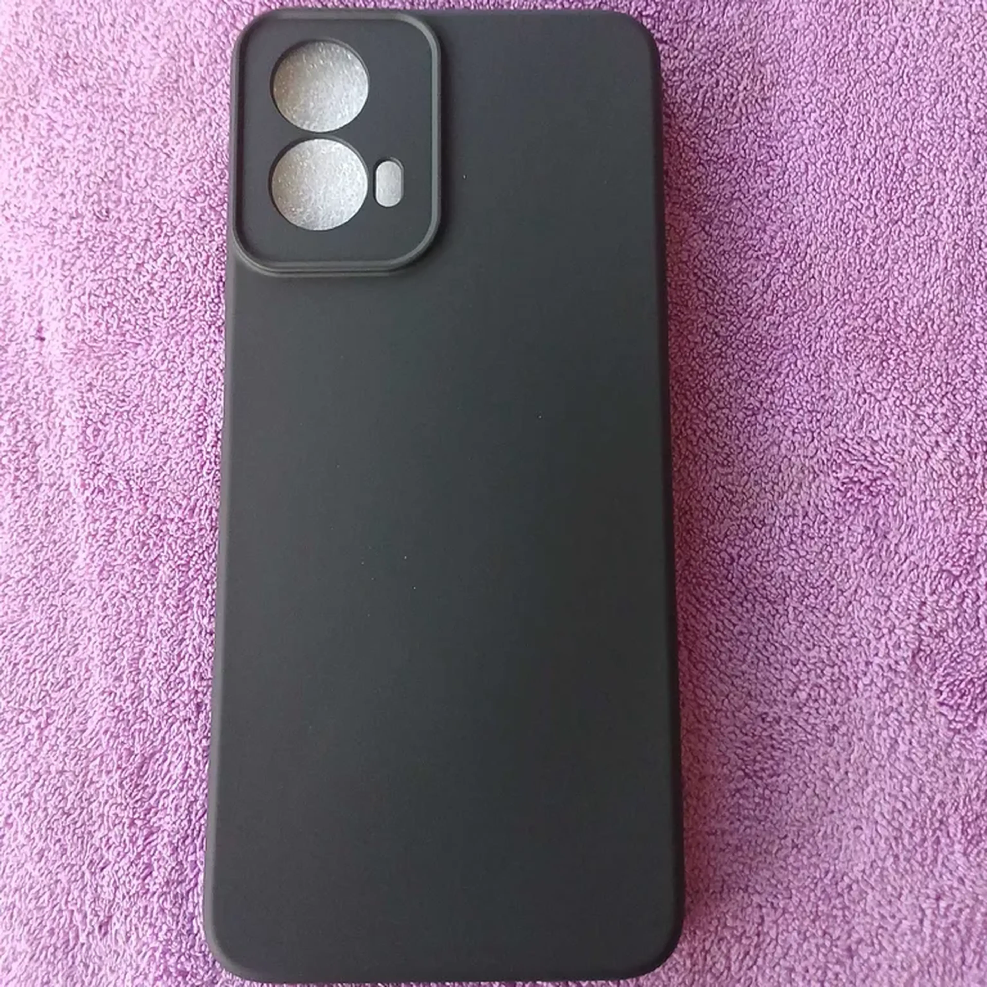 Capinha Moto G34, Cilicone Aveludada imagem