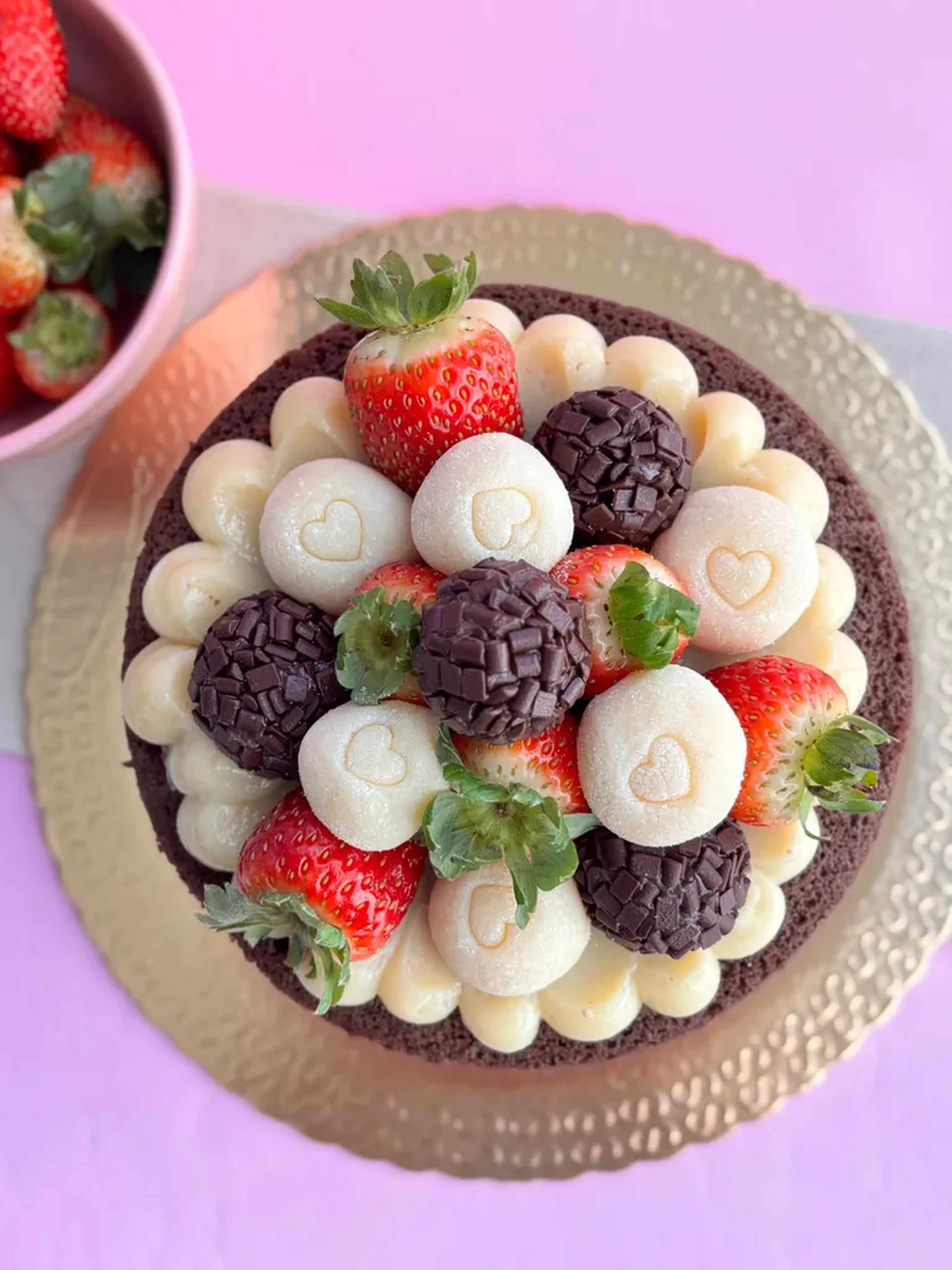 Dueto Imperial P (chocolate trufado e brigadeiros) imagem
