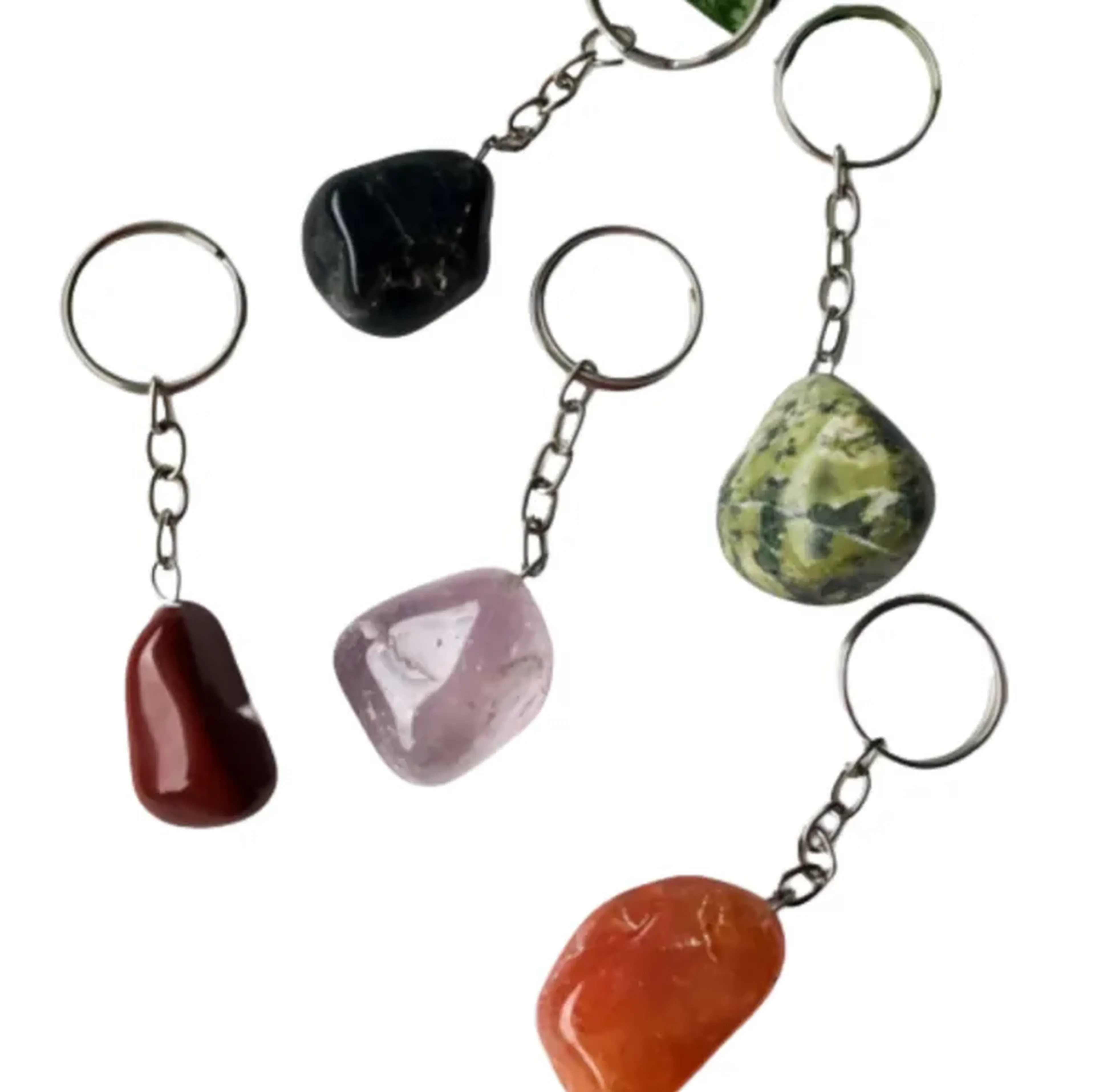 Chaveiro de cristal rolado imagem