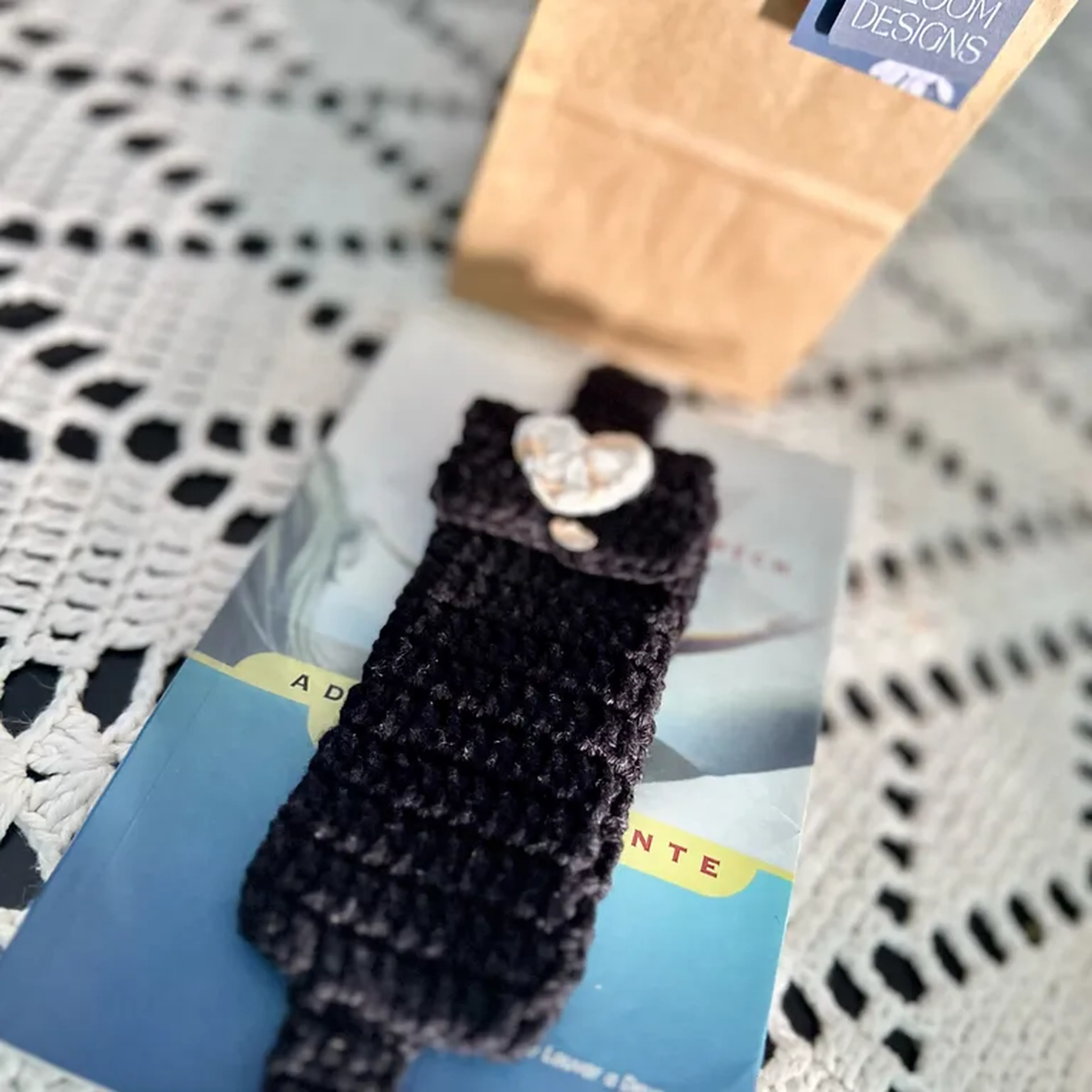 Marcador de livro com Bolso imagem