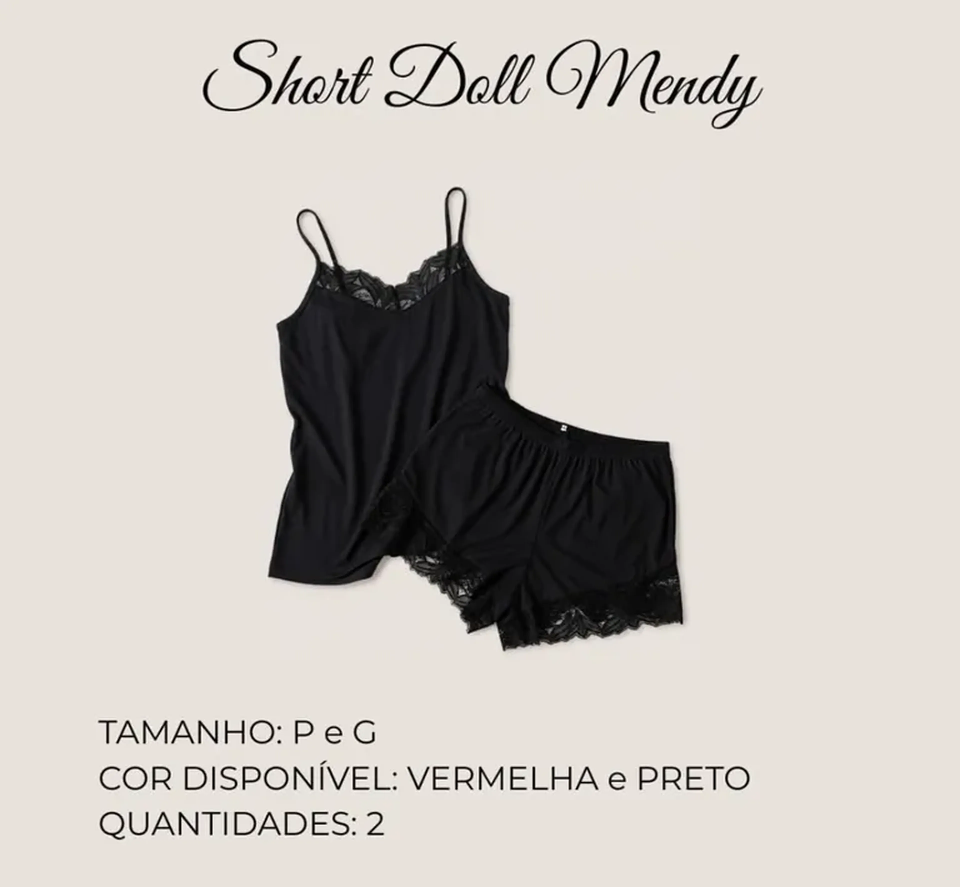 Short Doll Mendy imagem