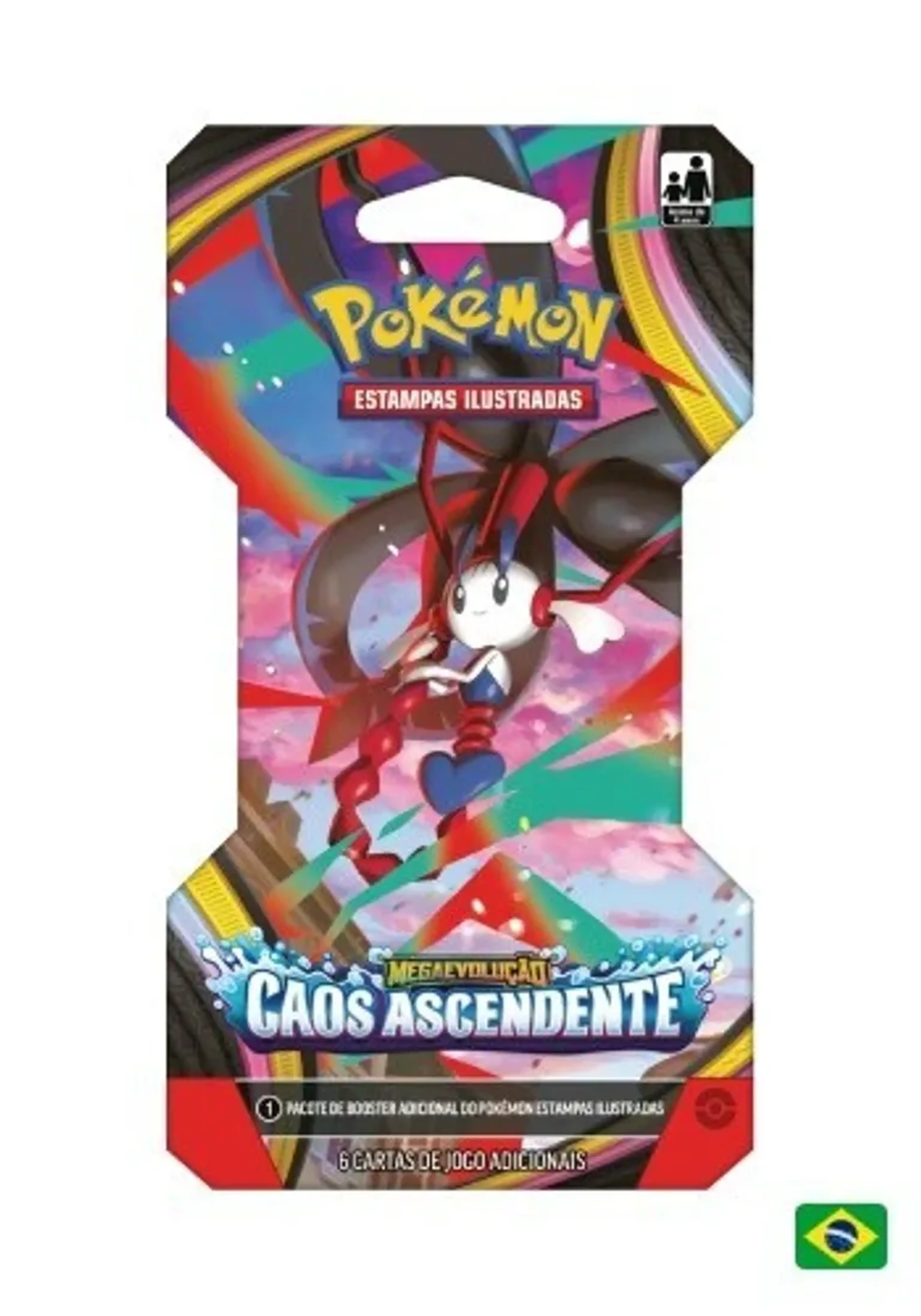 Blister Unitário Pokémon ME04 Caos Ascendente imagem