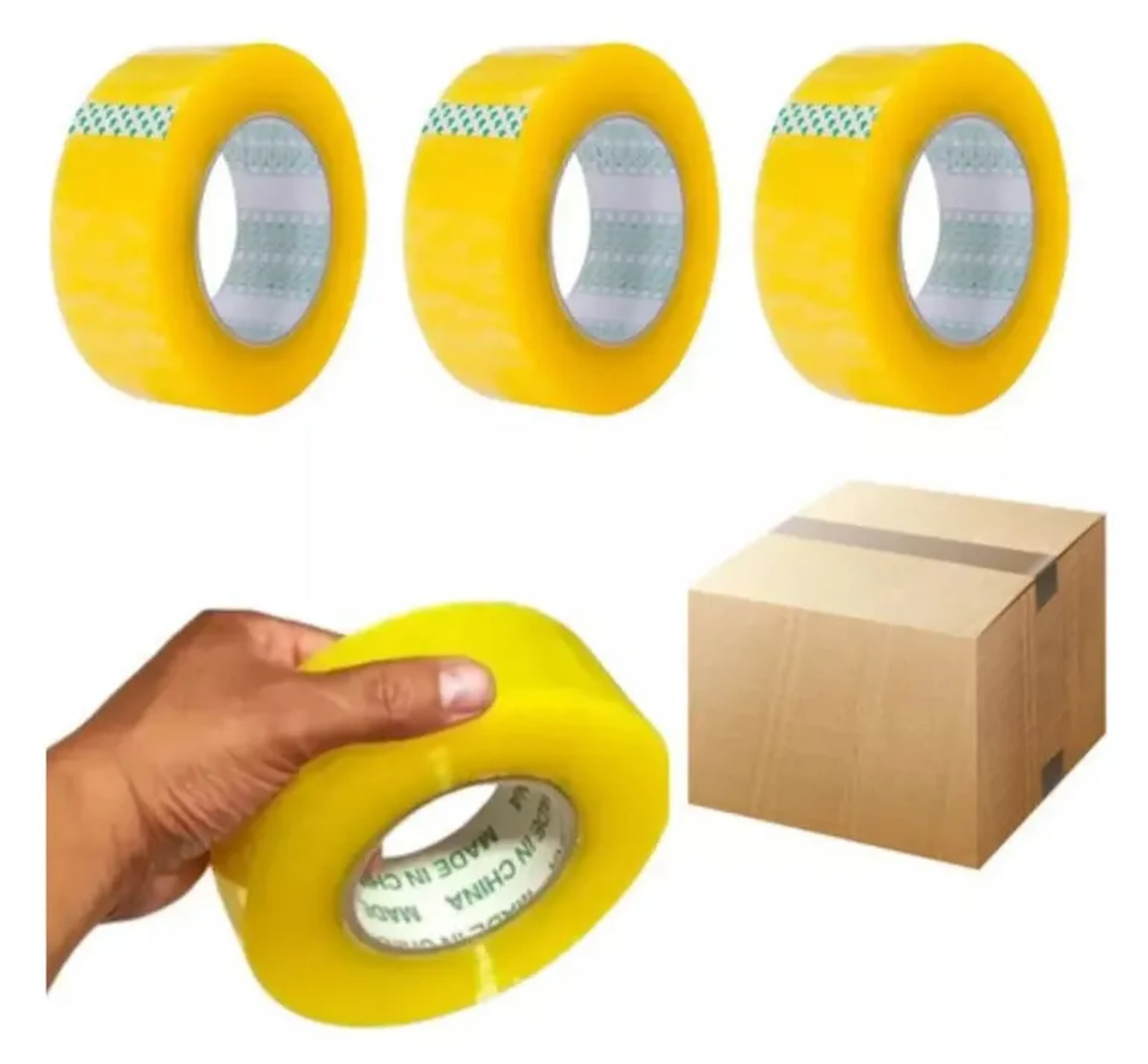 1 Fita Adesiva Embalagem Durex 40mm X 300m Transparente imagem