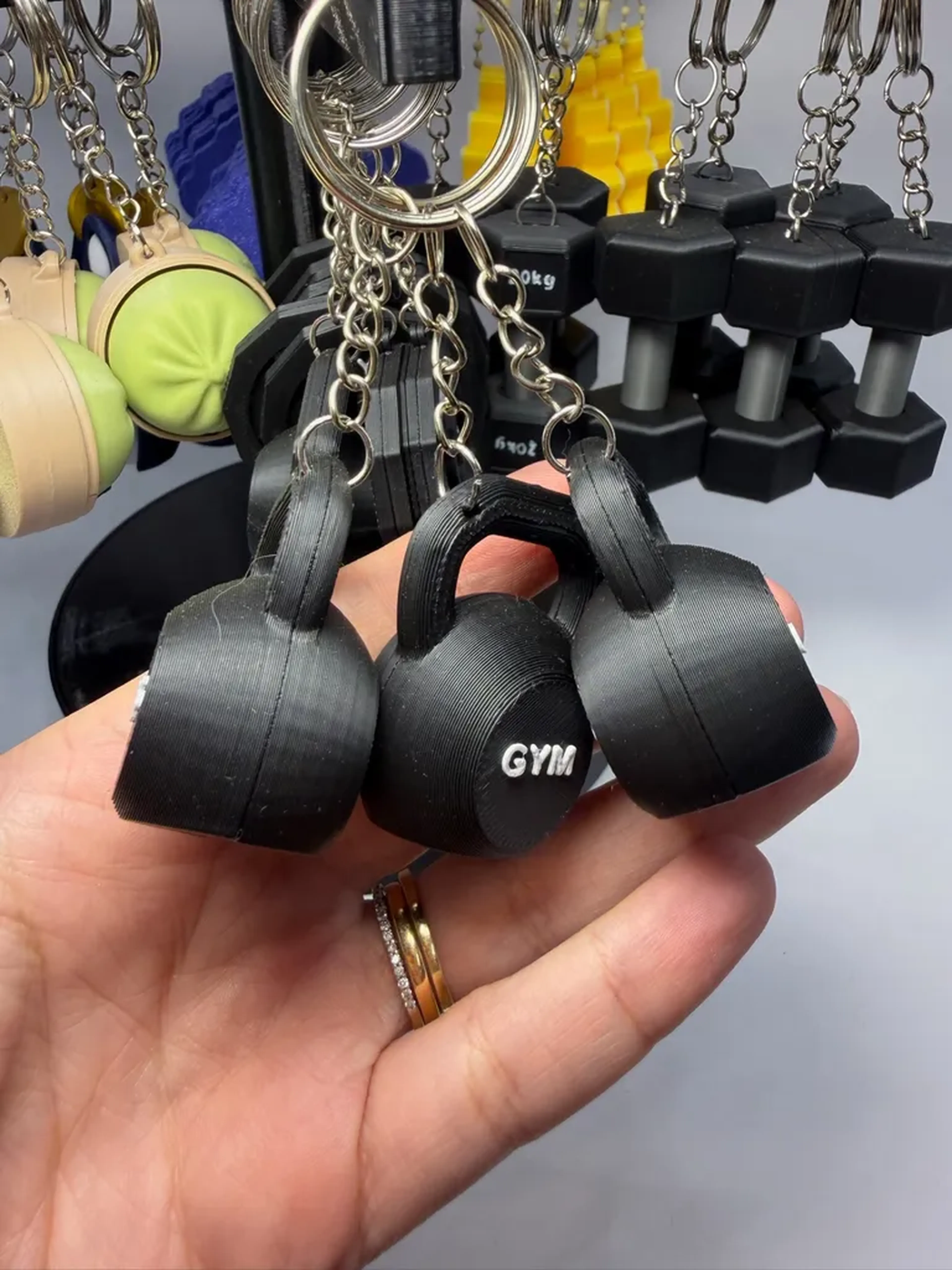 Chaveiro Kettlebell Gym imagem