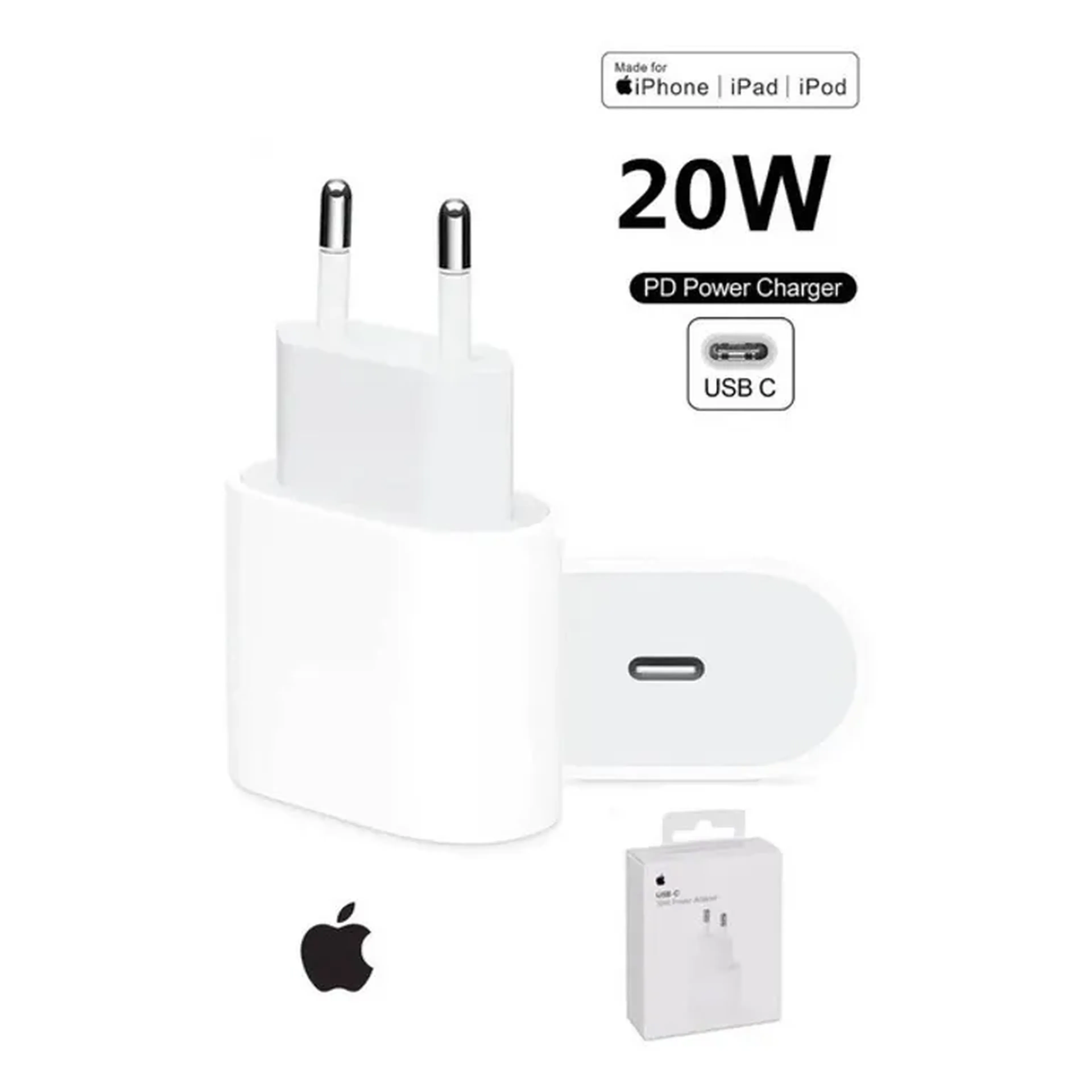 Tomada Apple original turbo 20w imagem