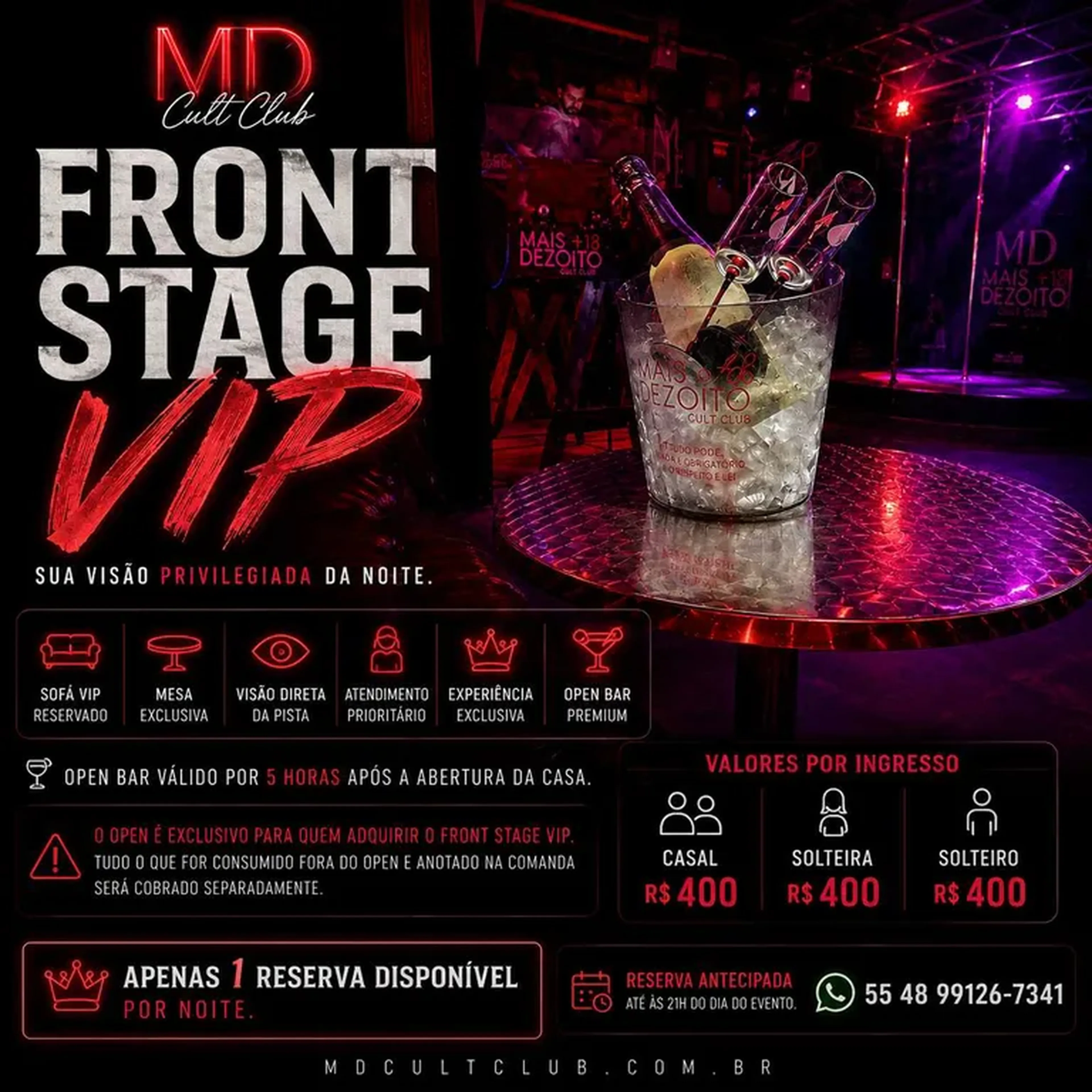 FRONT STAGE VIP VERIFIQUE DATA DISPONÍVEL ANTES DA COMPRA imagem