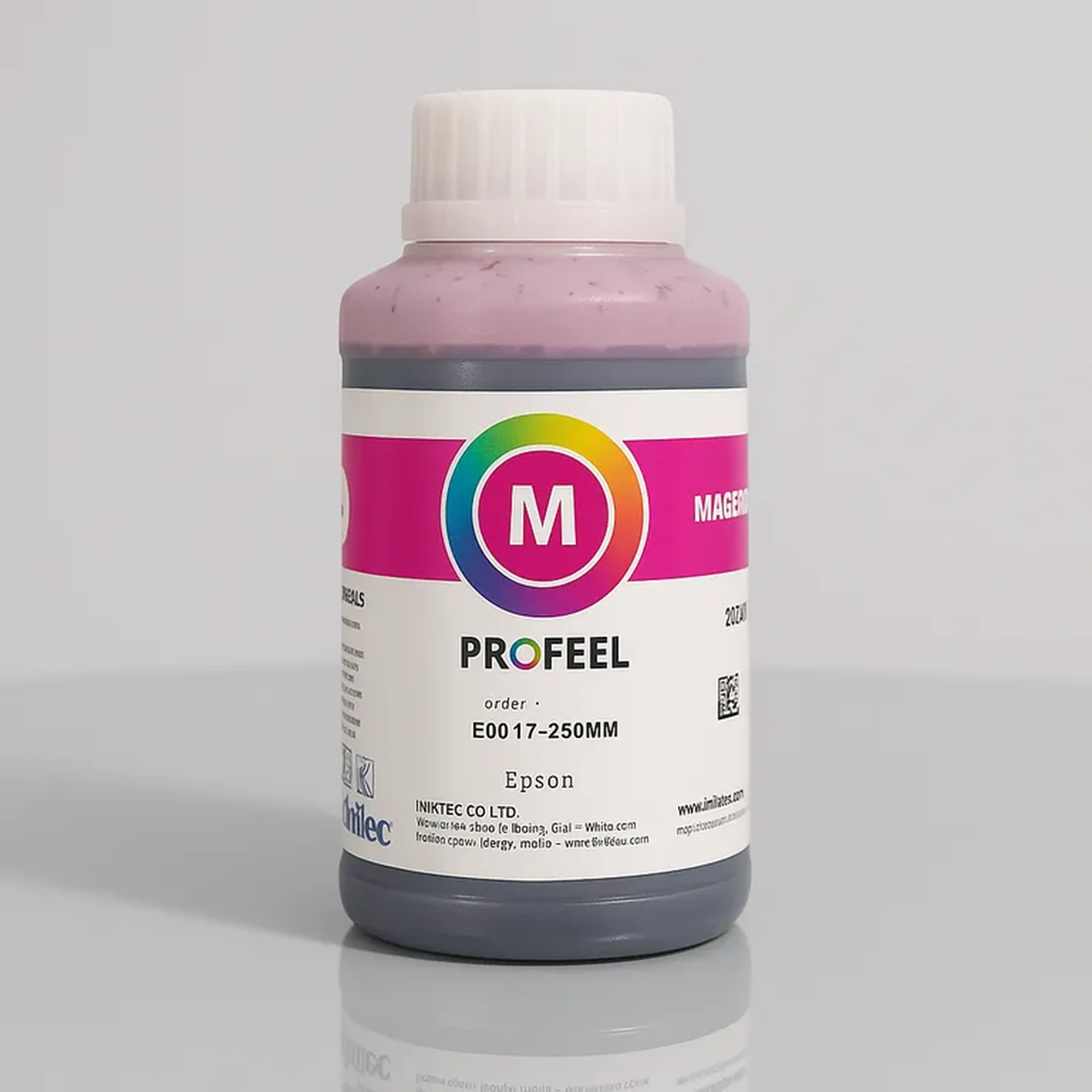 Tinta Corante InkTec Profeel – E0017-250ML Magenta para Epson imagem