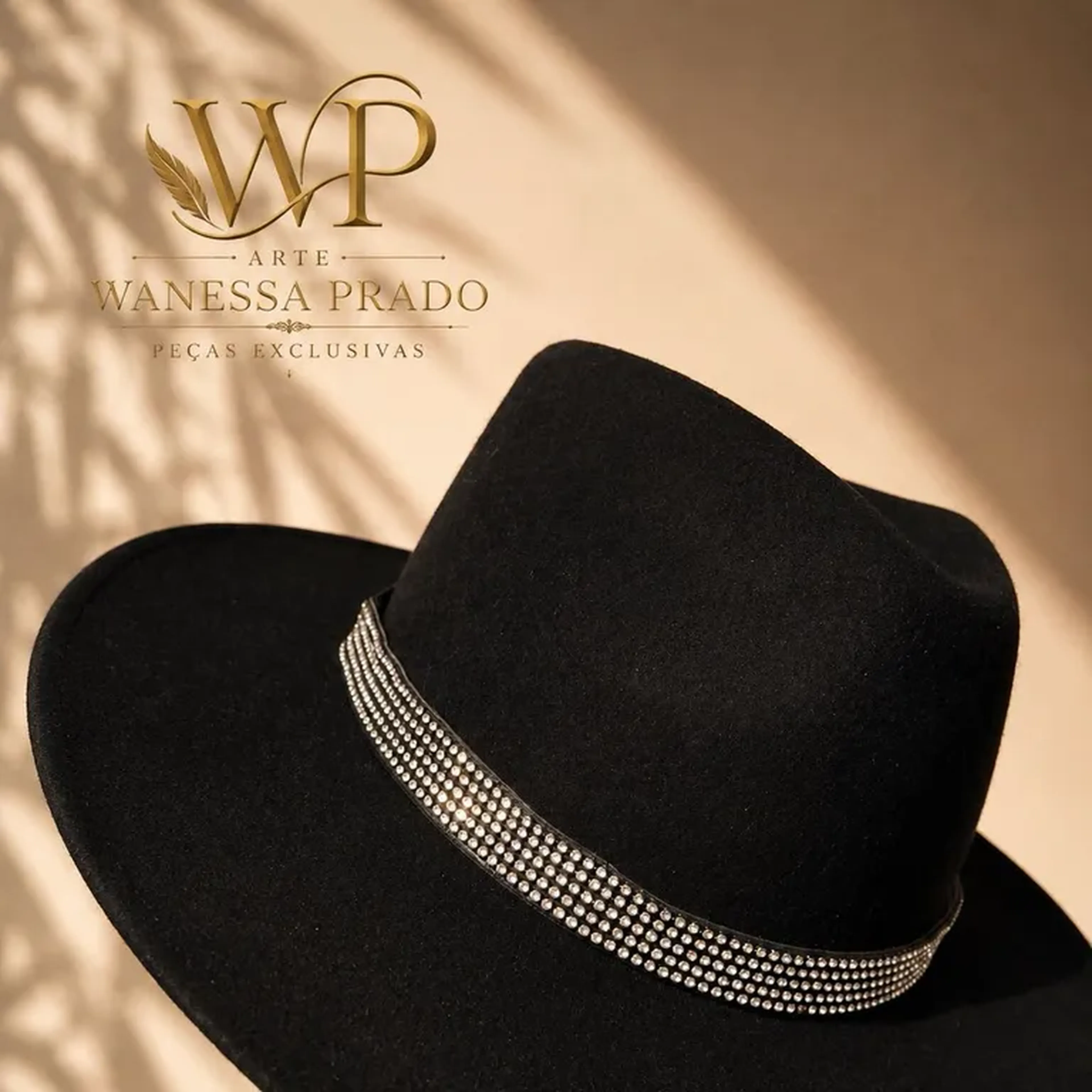 Bandinha Chapéu Strass M imagem