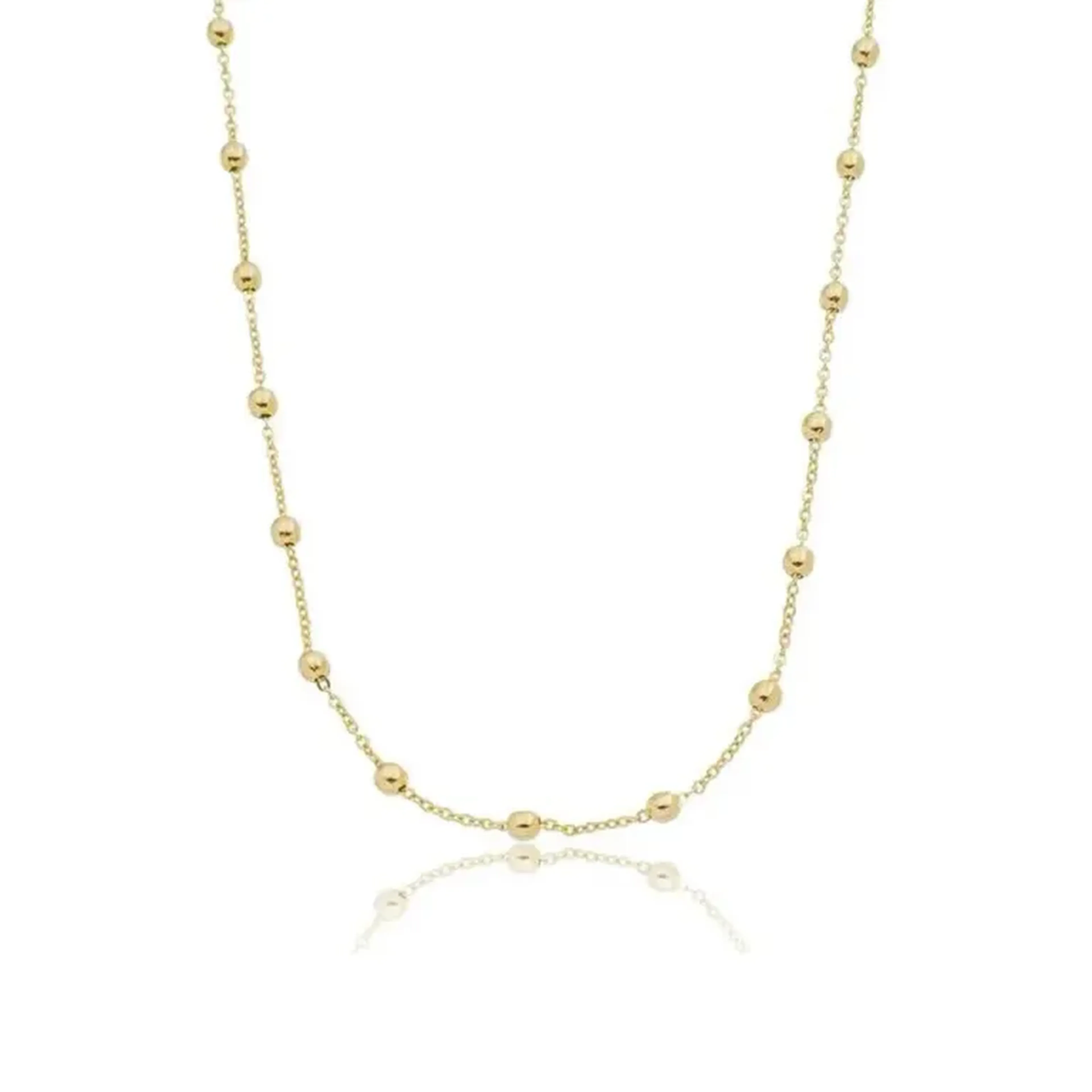 Chocker Bolinhas 2x2 Dourado imagem