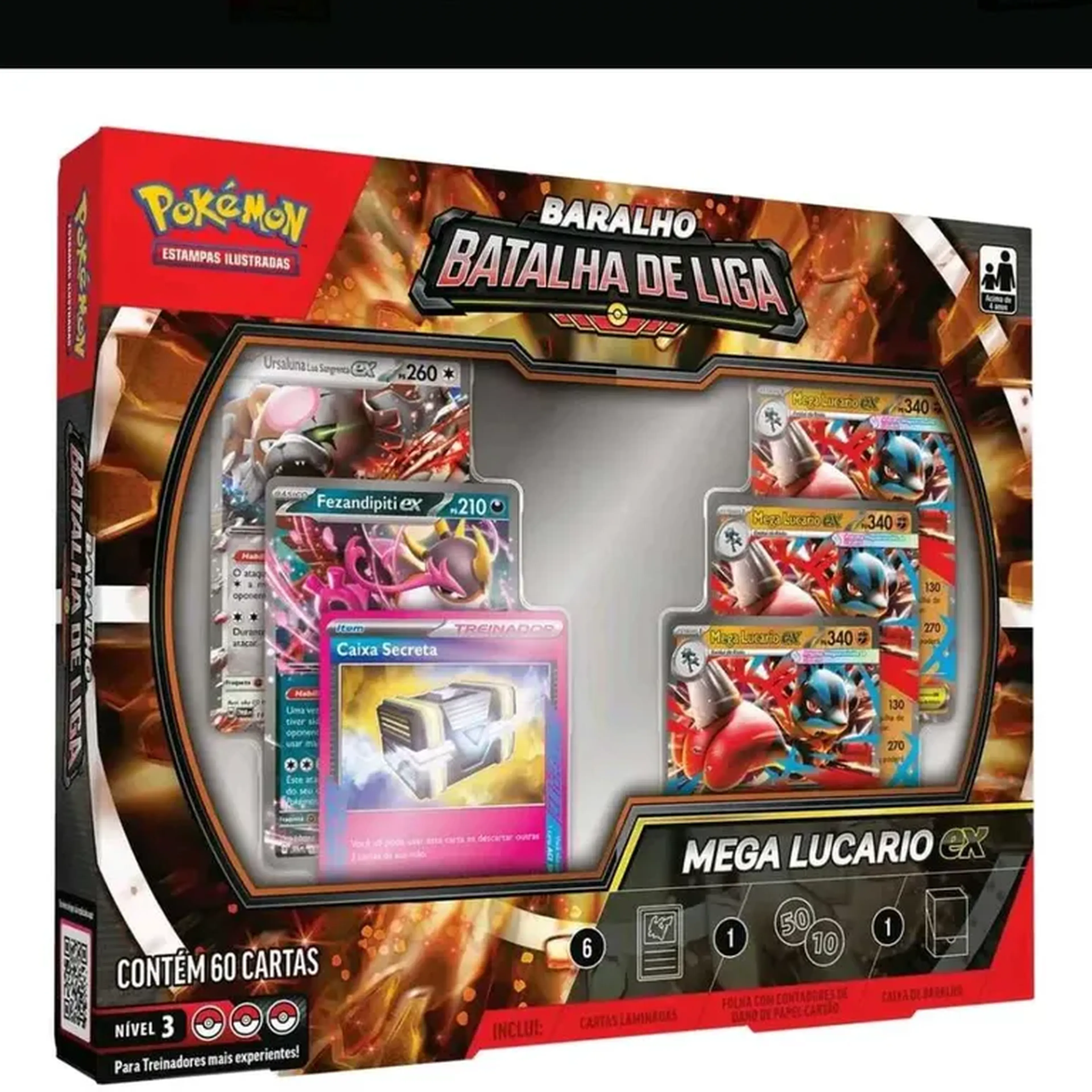 box batalha de liga Mega Lucario ex pokémon imagem