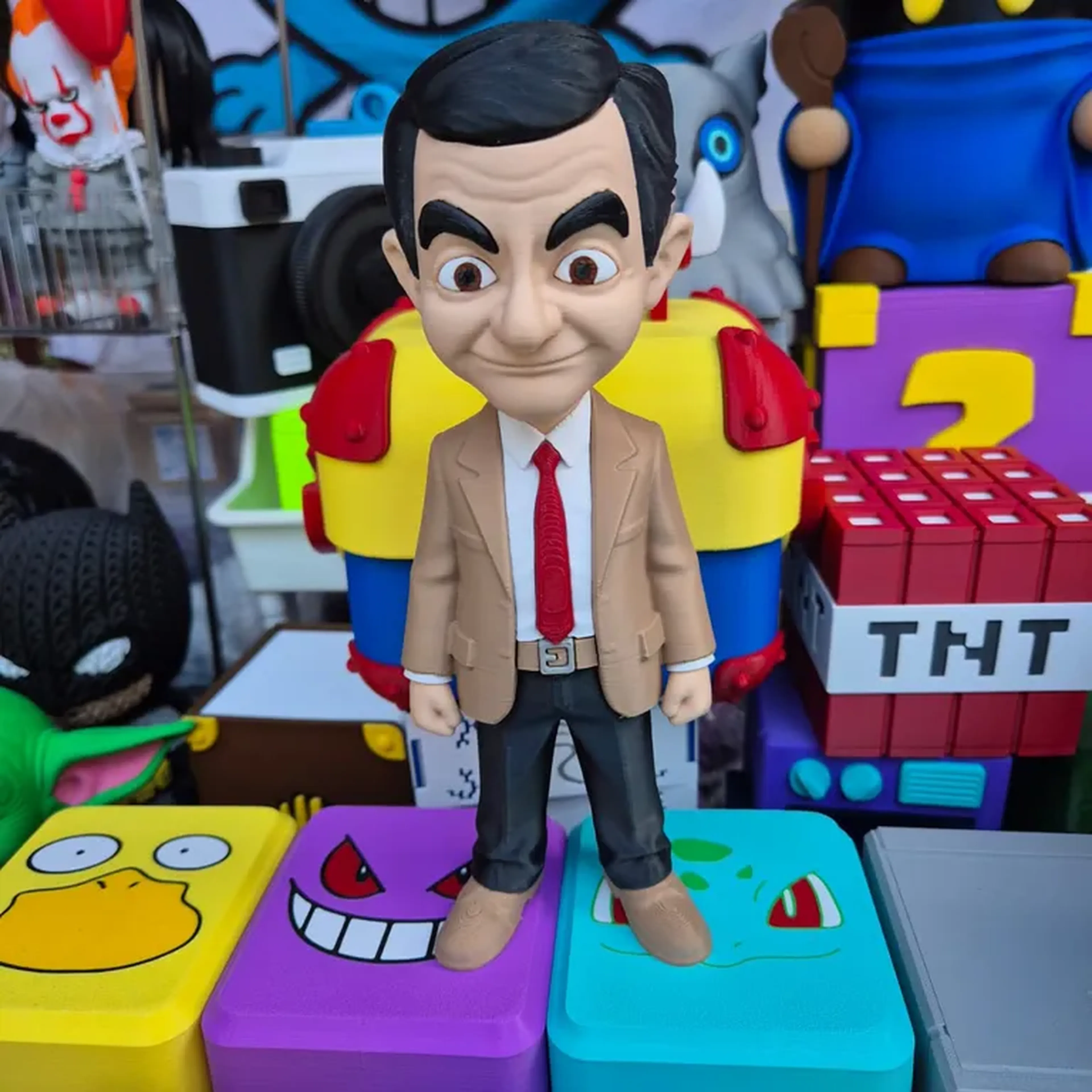 Boneco Mr. Bean - Brinde 1 Biscoito imagem