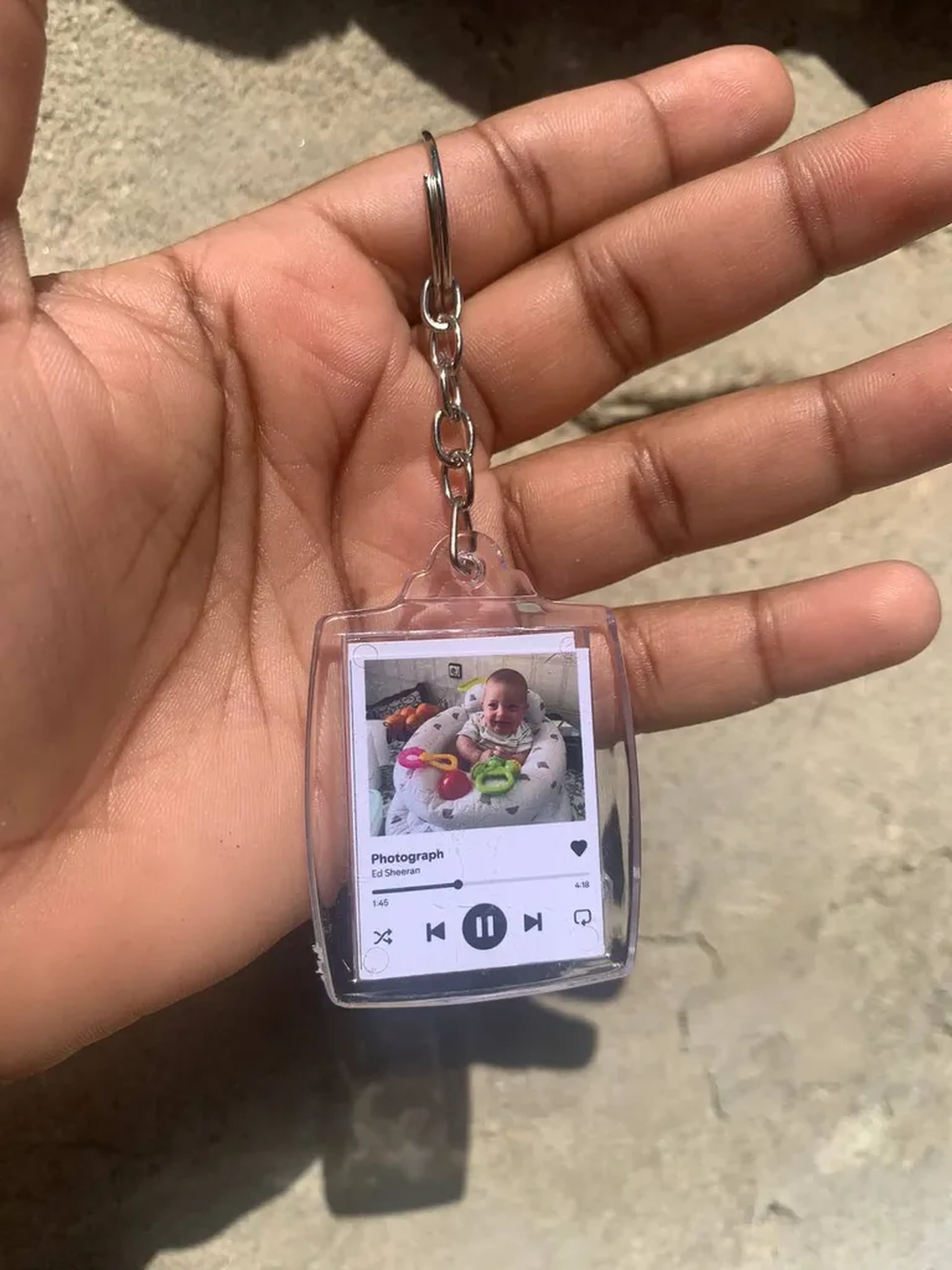 Chaveiro Spotify Personalizado com Foto e Música. imagem