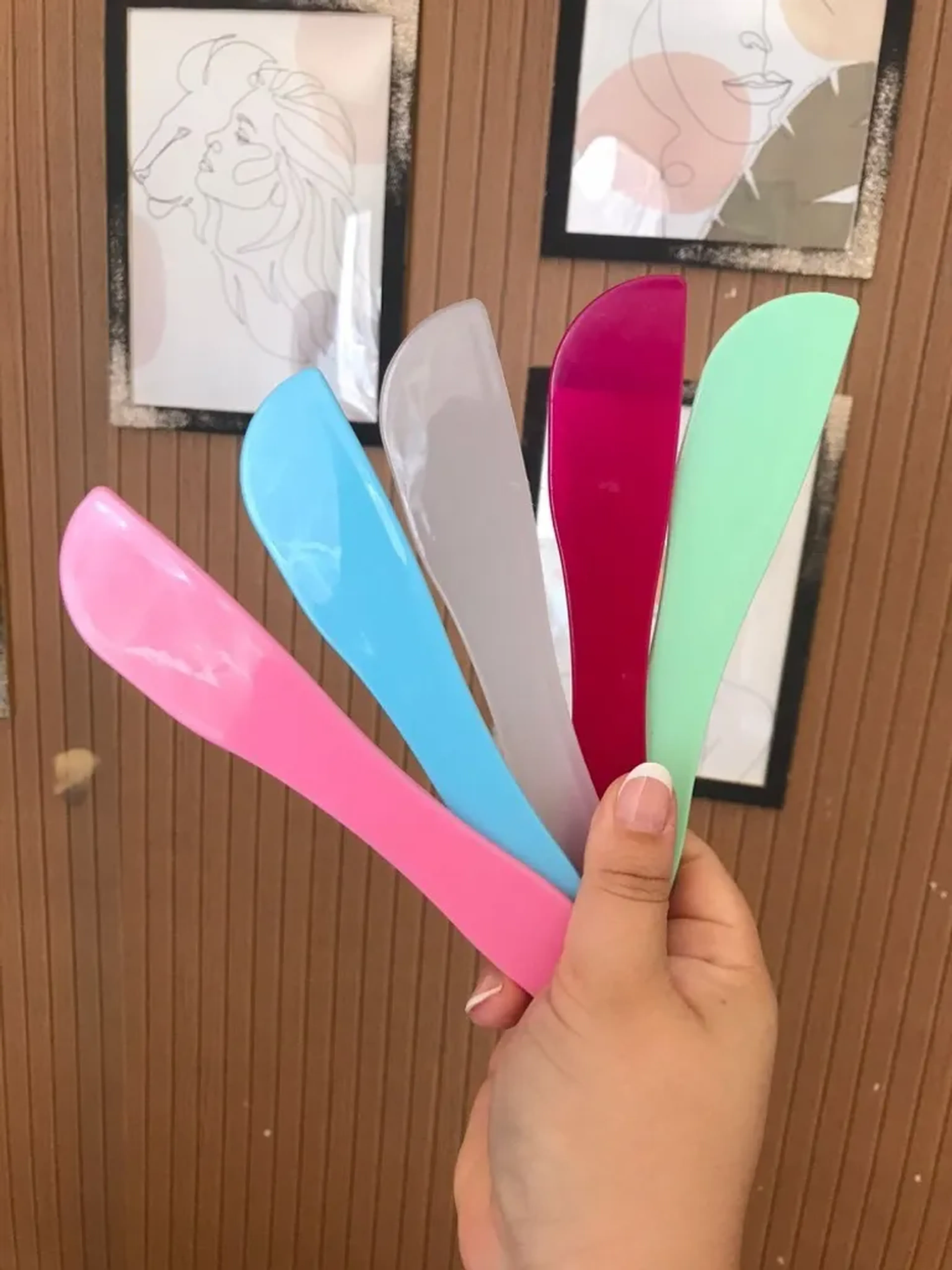 Espátulas - Coloridas imagem
