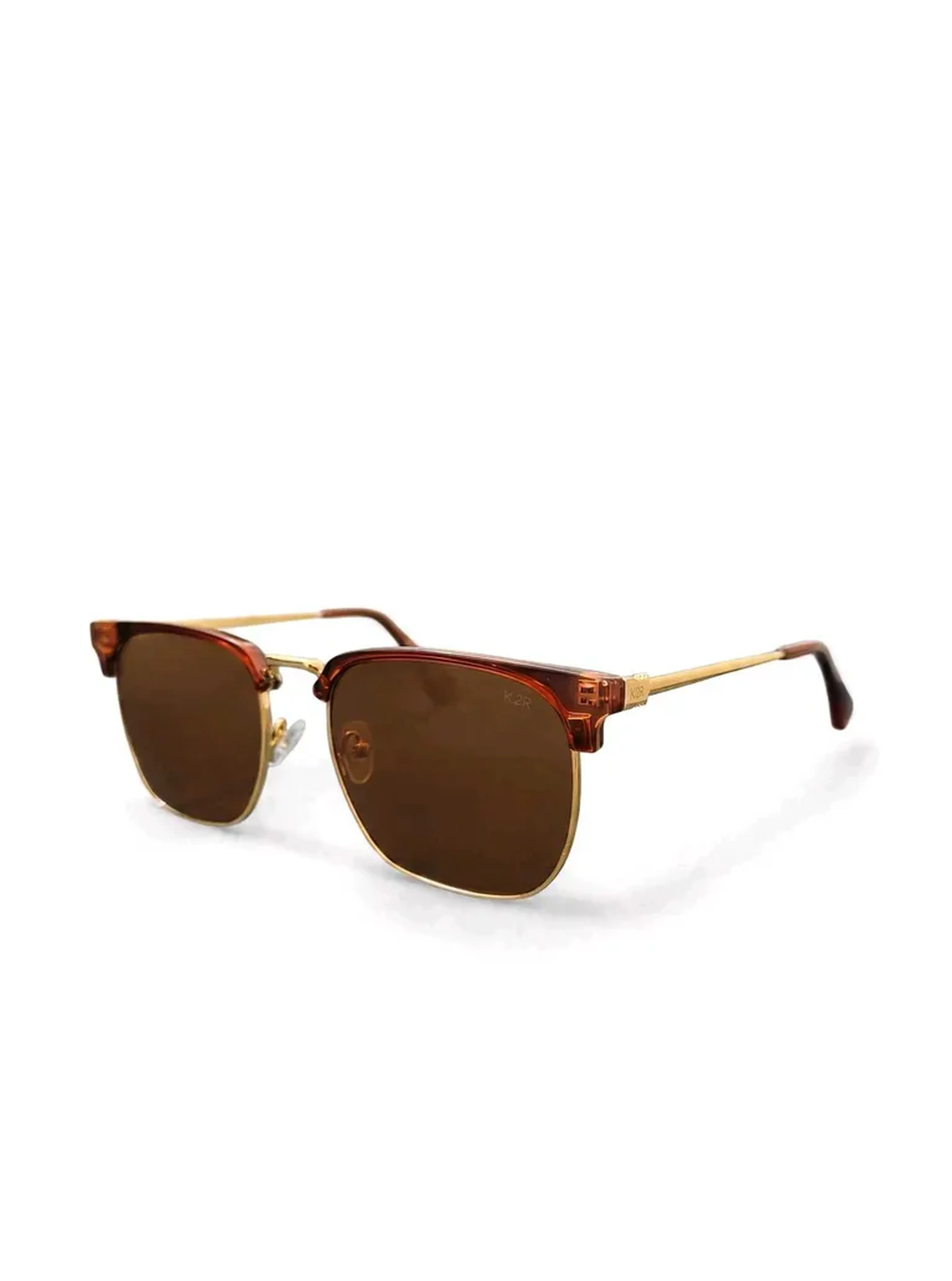 K2R Browline retrô acetato tartarugado e meia ponte de metal imagem