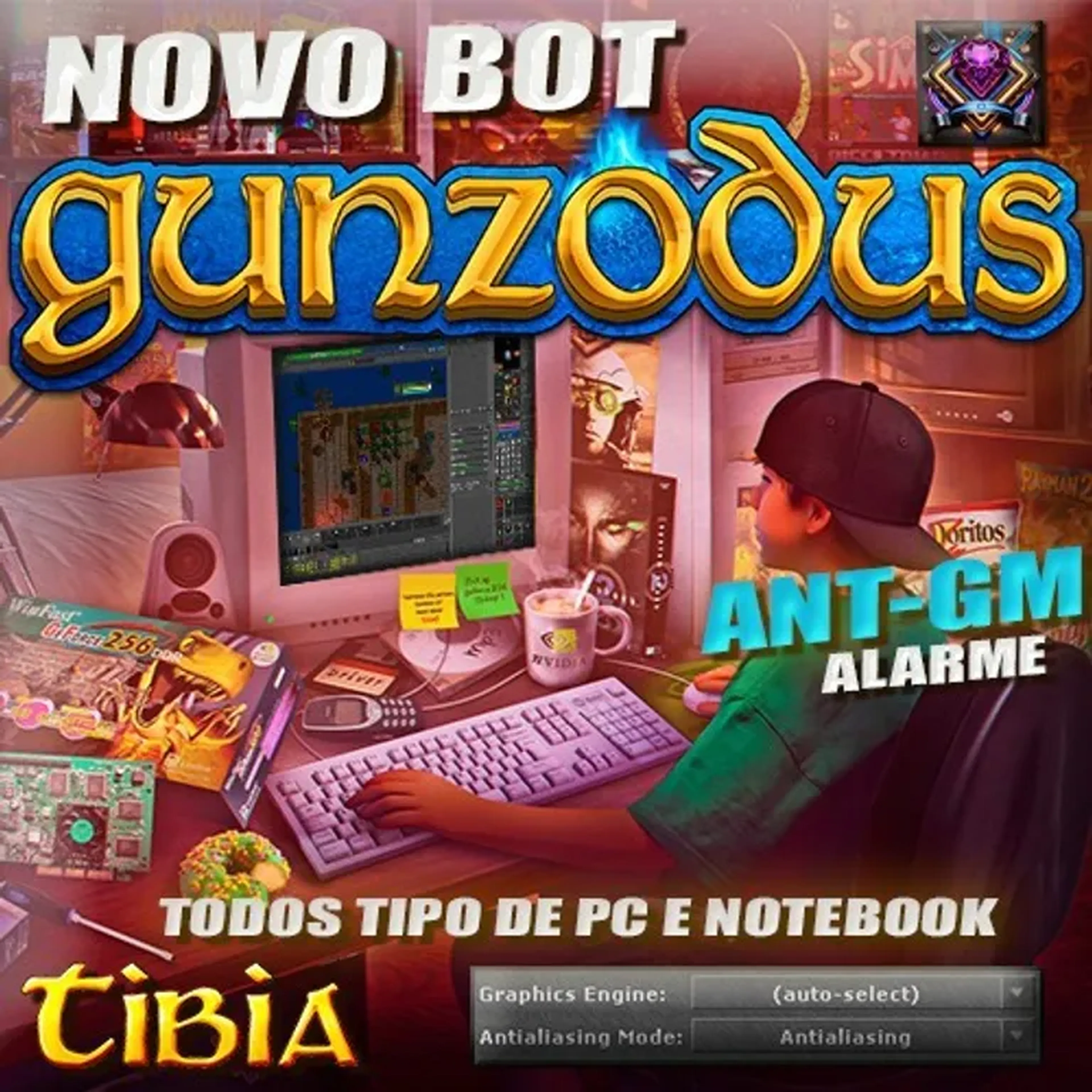 SOFTWAREGUNZODUS 14 ANT-GM ALARME VITALÍCIO imagem