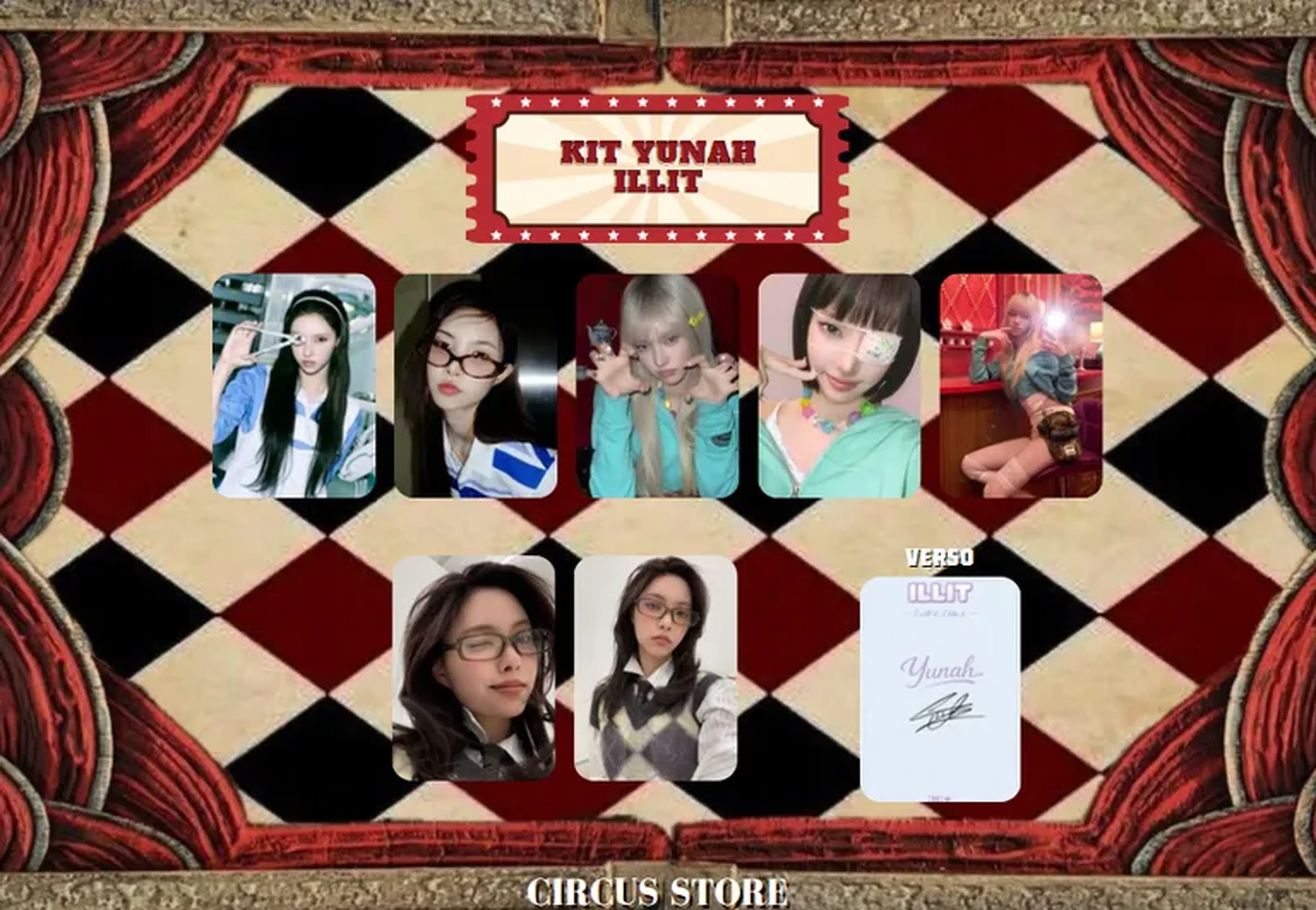 KIT PHOTOCARDS - YUNAH ILLIT imagem