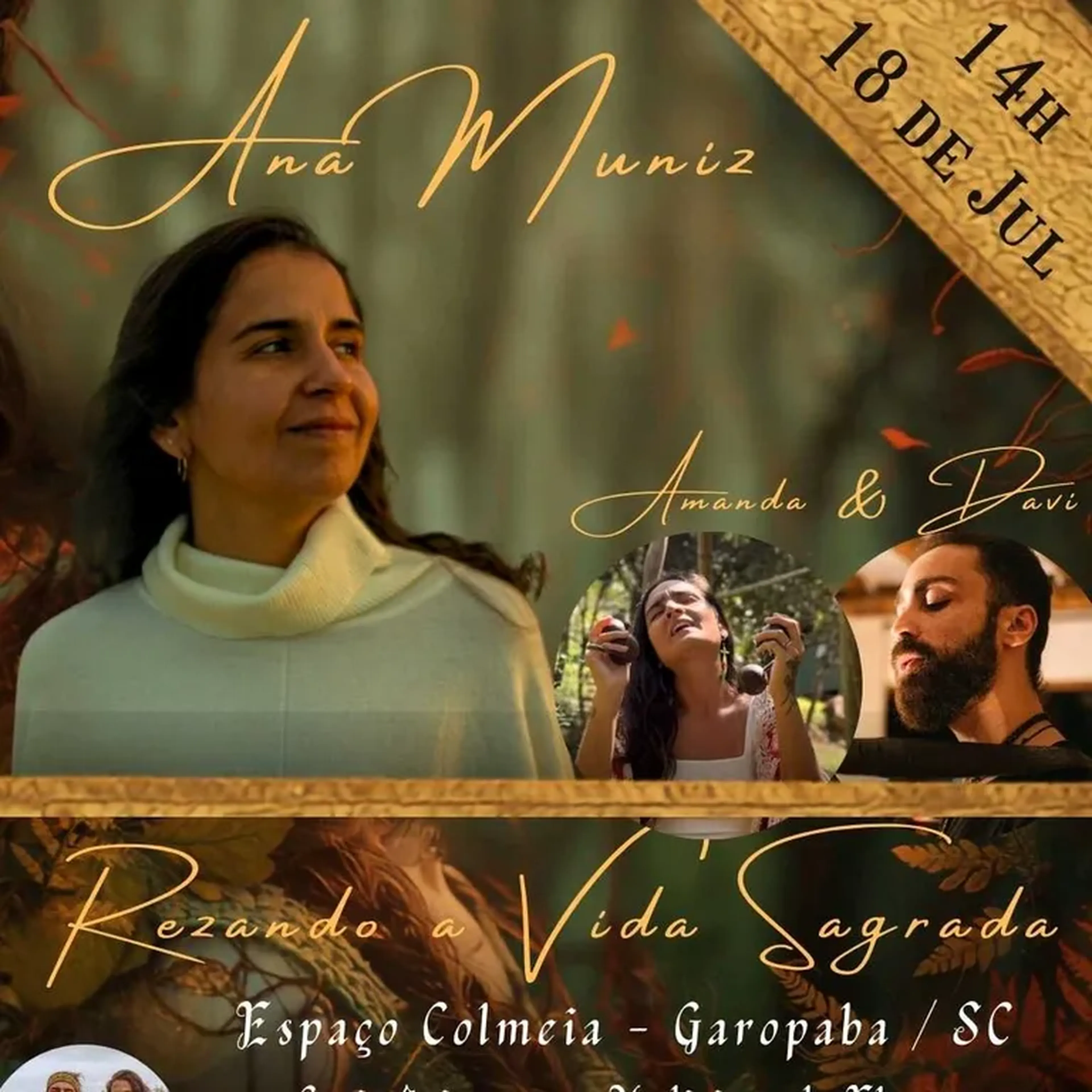 Rezando a vida sagrada - cerimônia com Ayahuasca - 18 julho imagem