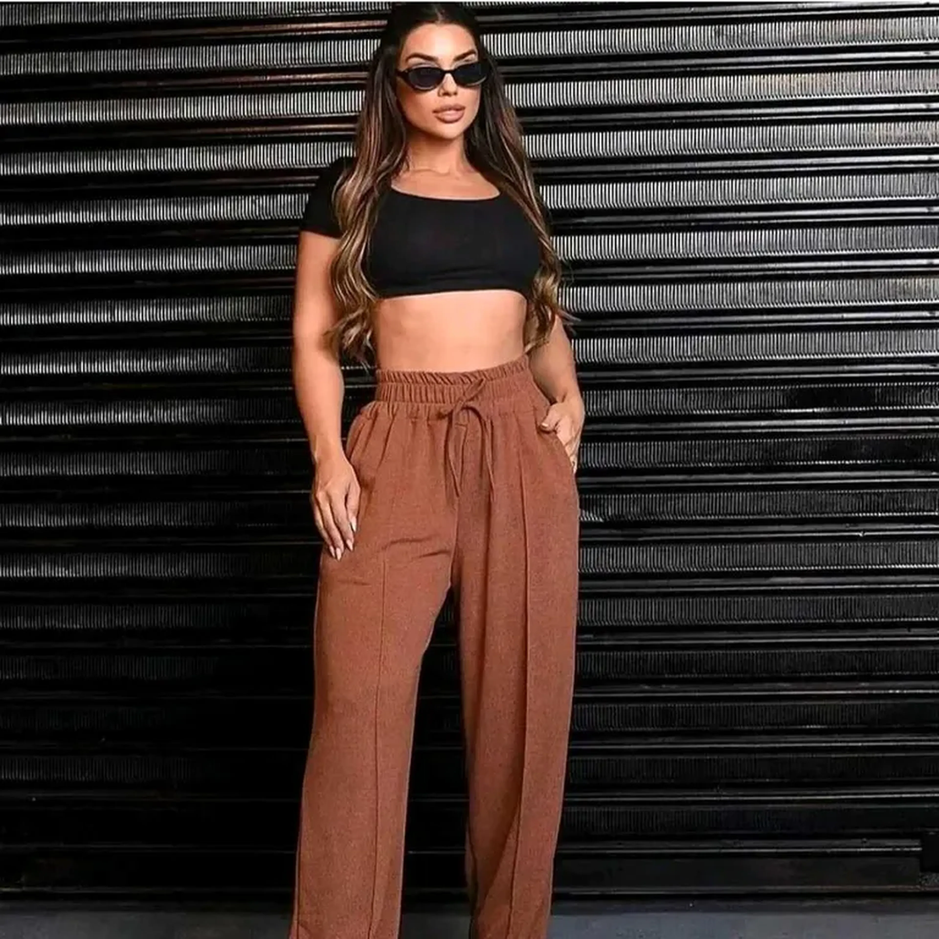 Calça Pantalona - Lanzinha imagem