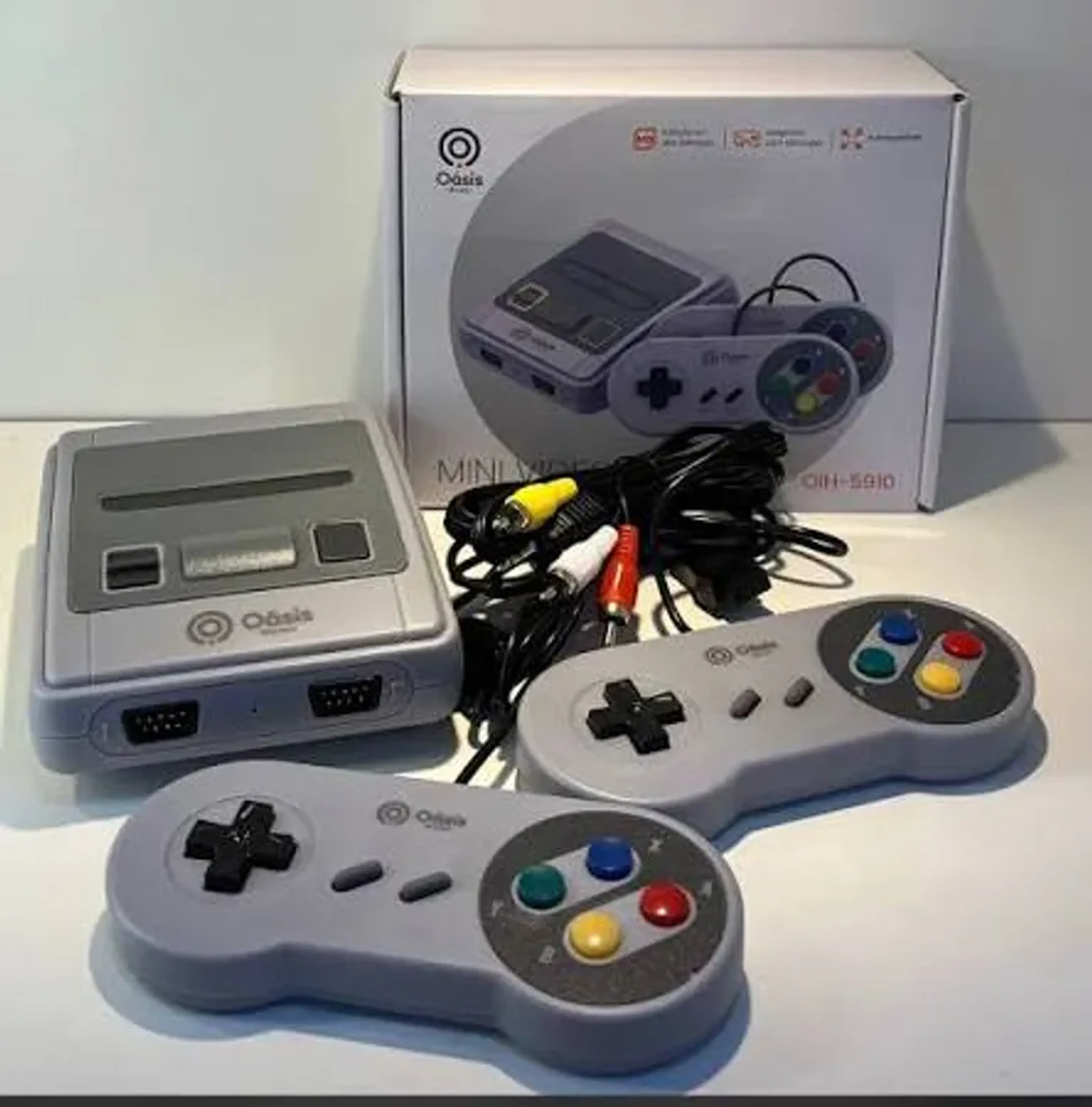Mini Console Retrô OIH-5910: 620 Jogos Clássicos na Sua TV! 🕹️✨ imagem