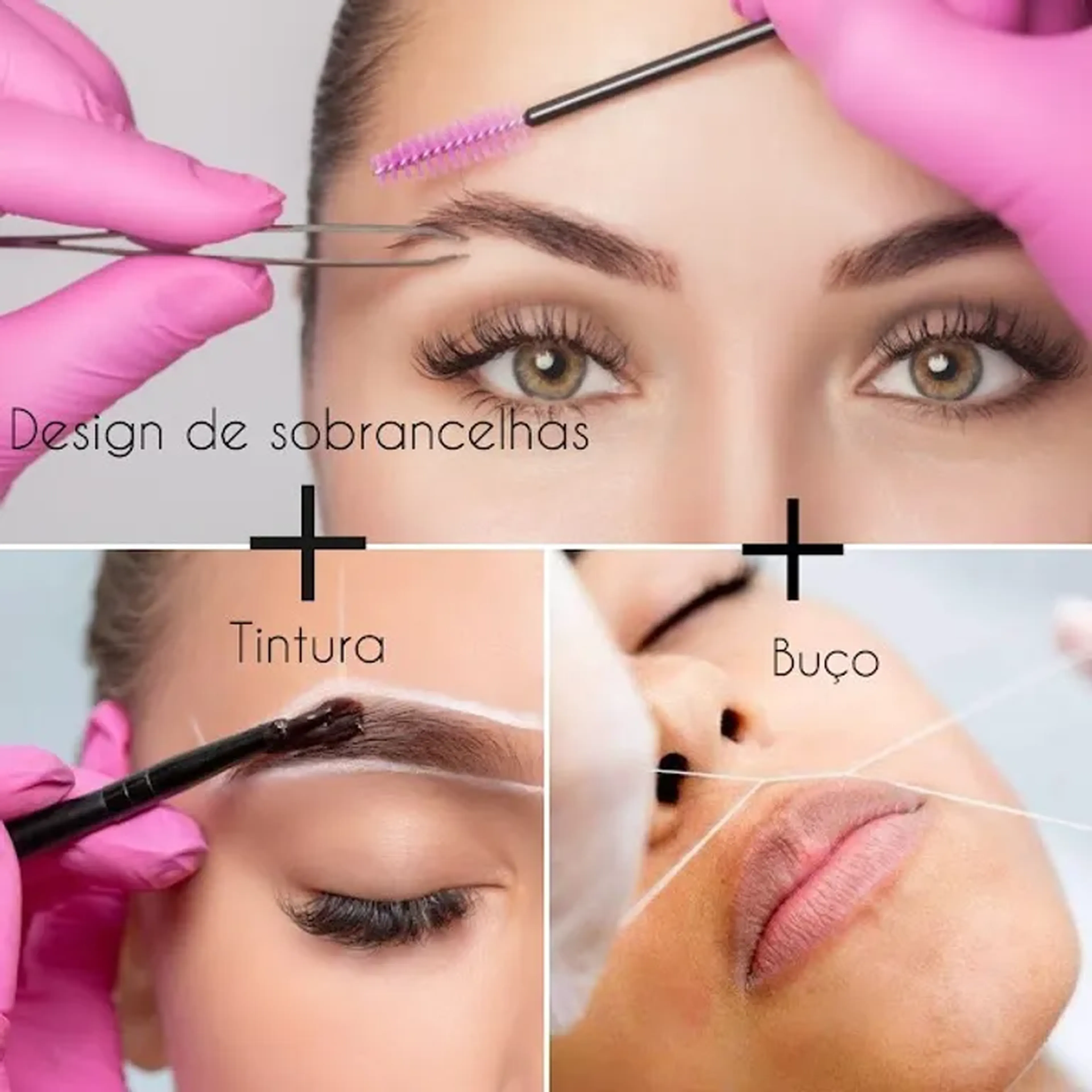 Design + coloração + buço imagem