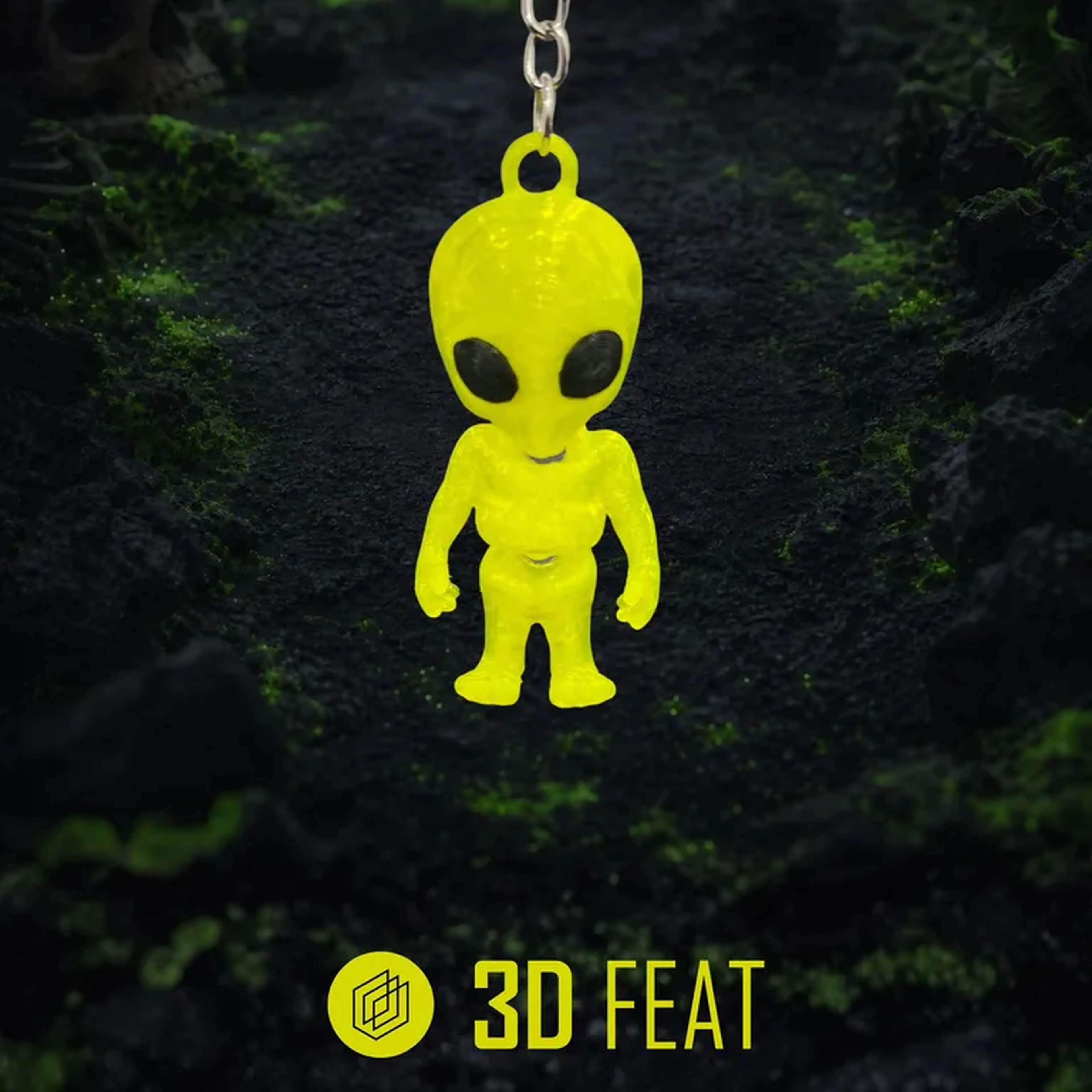 Chaveiro E.T. Neon imagem