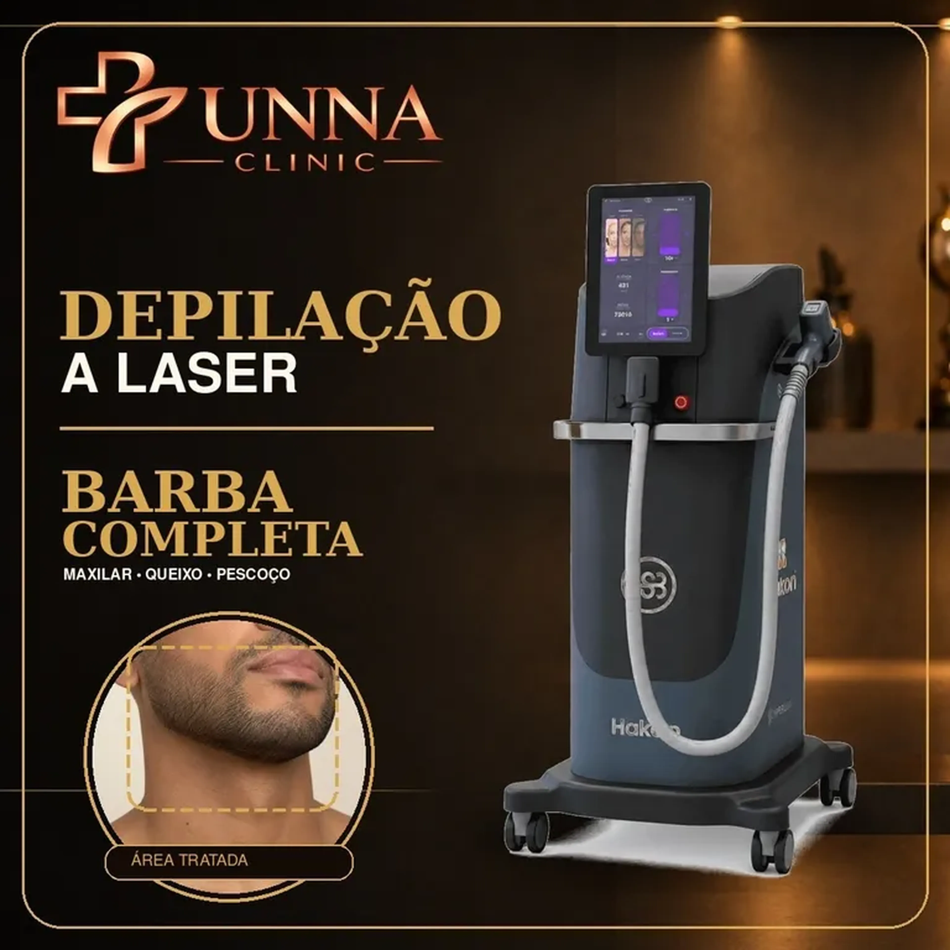 Depilação a Laser — Barba Completa imagem