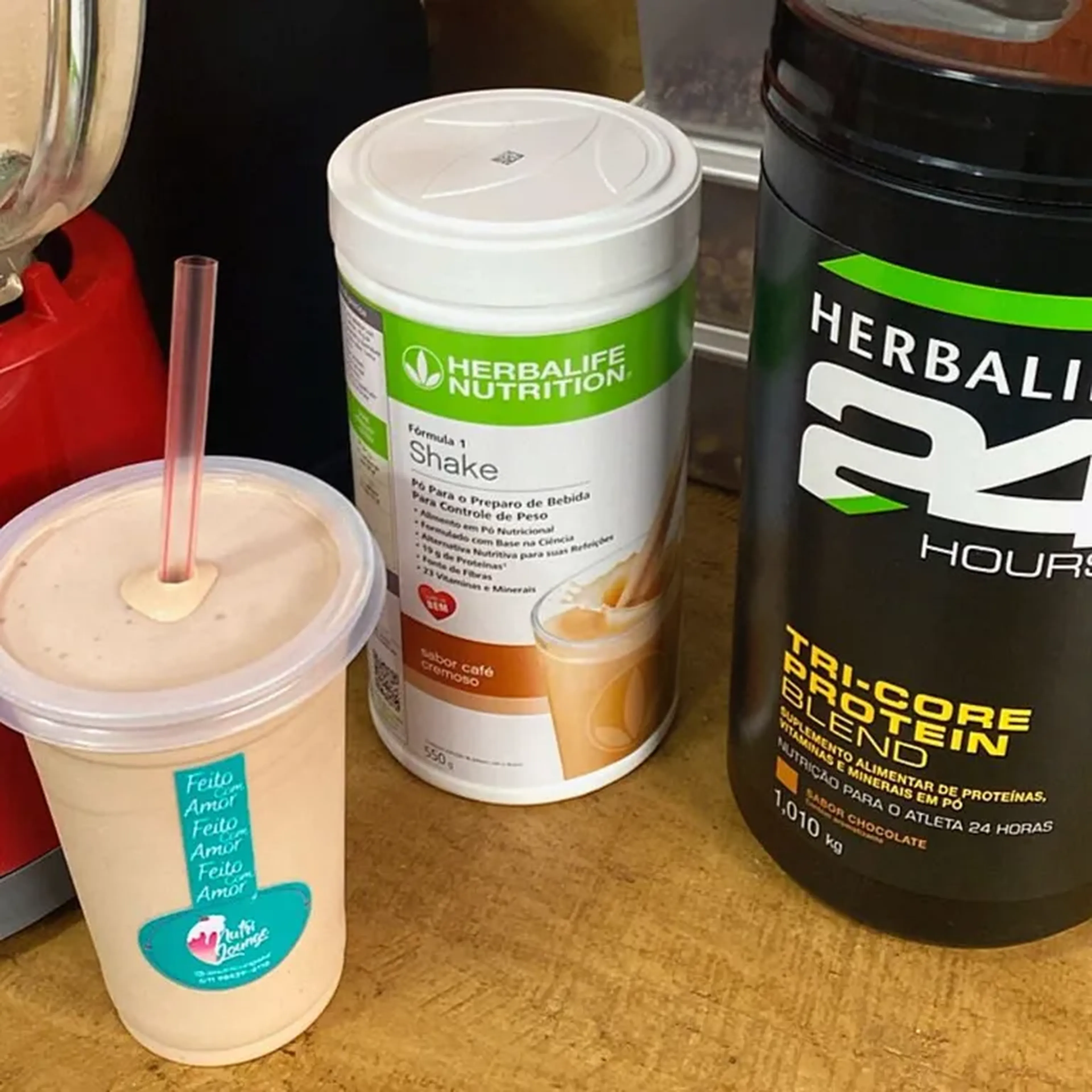 Combo Shake + Tri-Core Protein Blend imagem