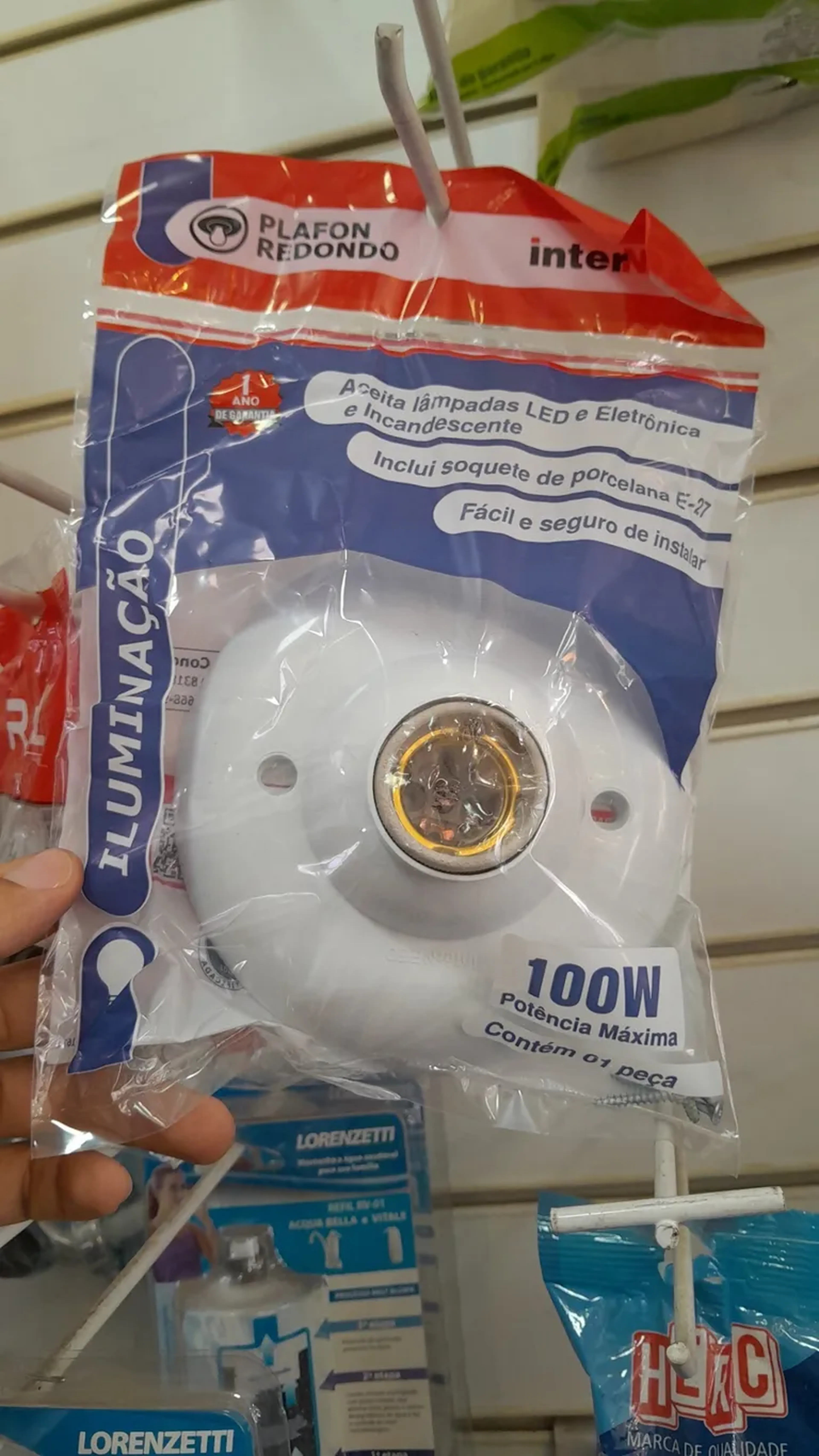 Plafon redondo potência máxima 100w imagem