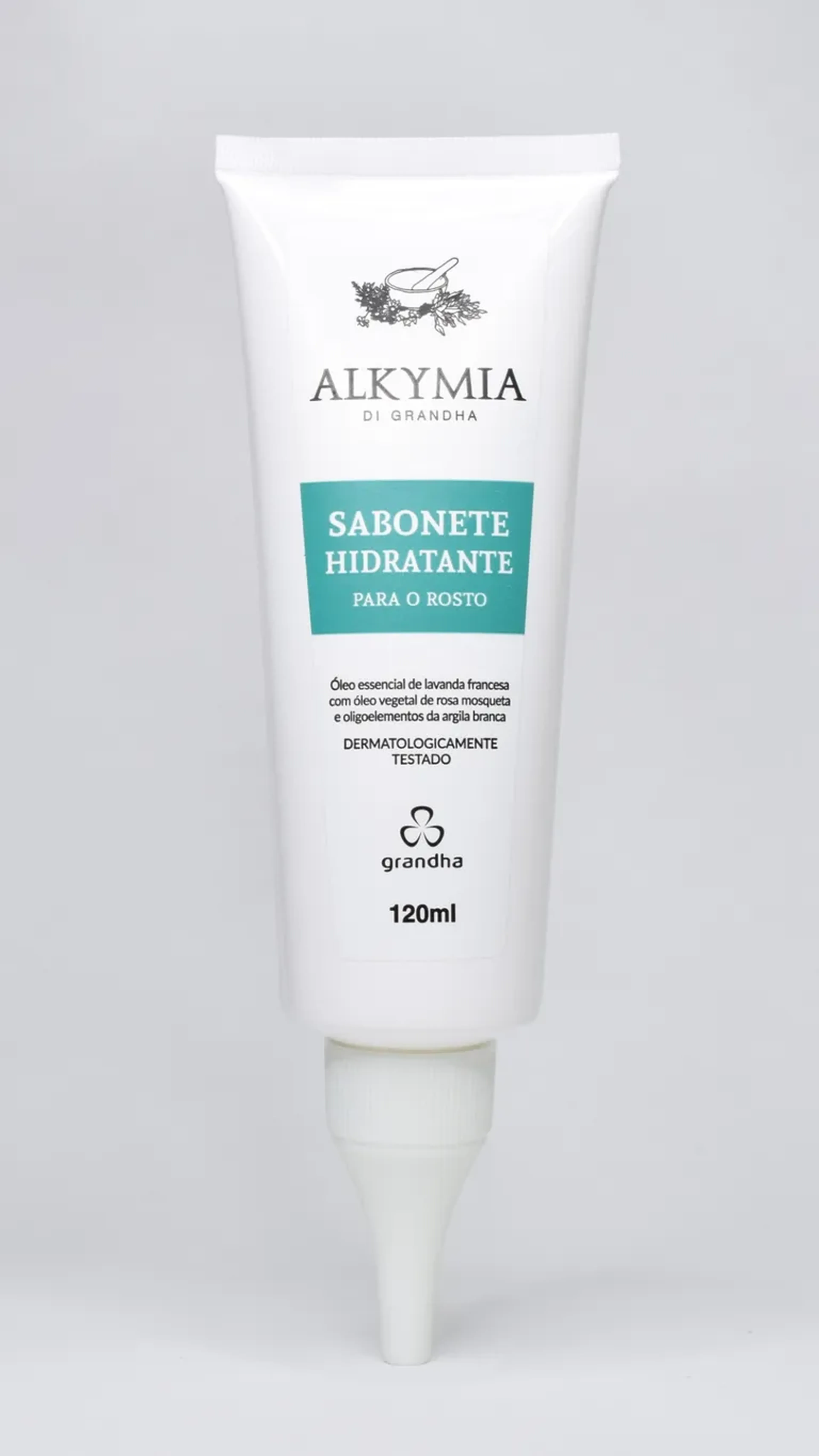 Sabonete Facial com Óleo Essencial e Argila Branca 120ml imagem