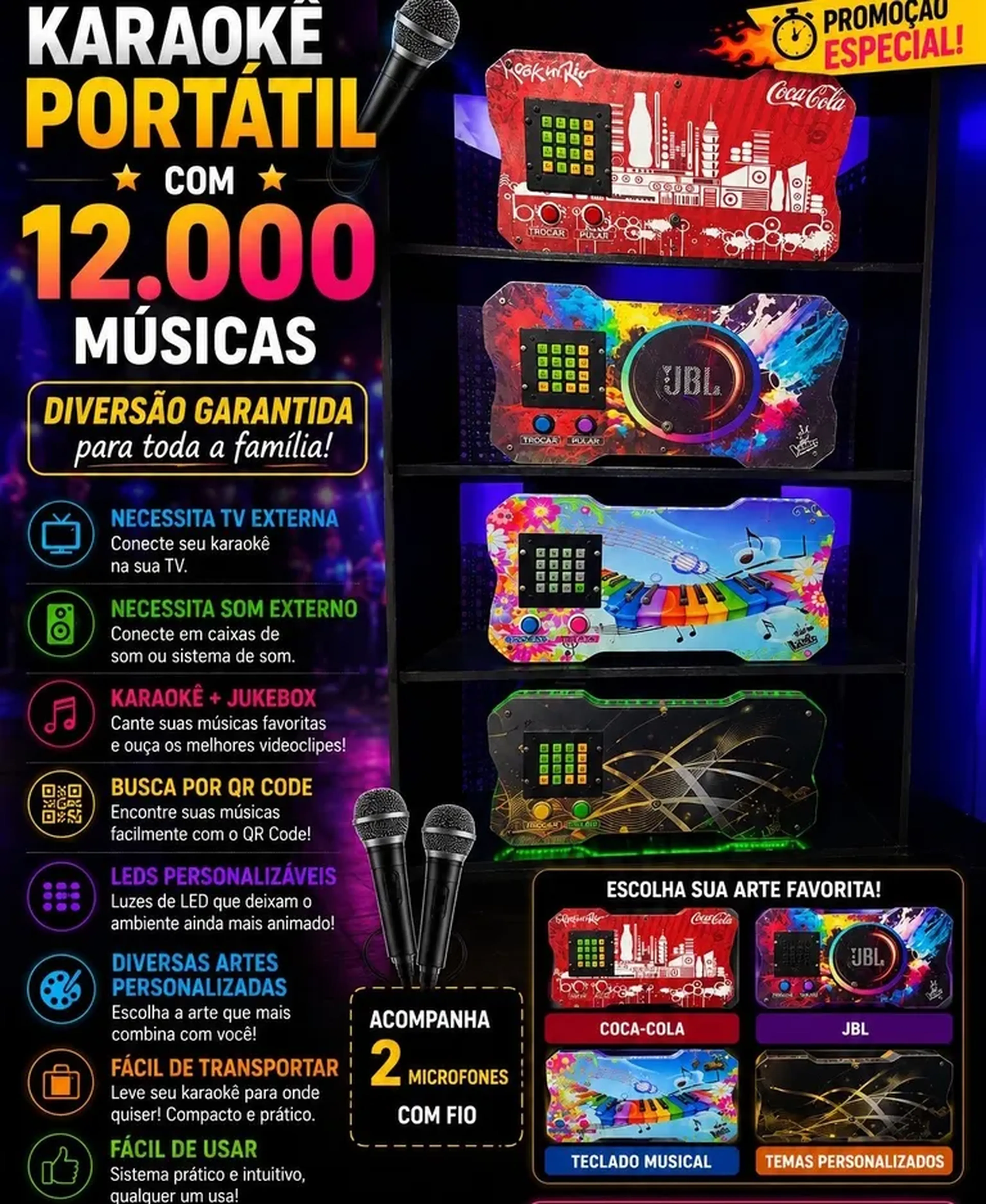 Karaoke com 12.000 mil músicas. imagem