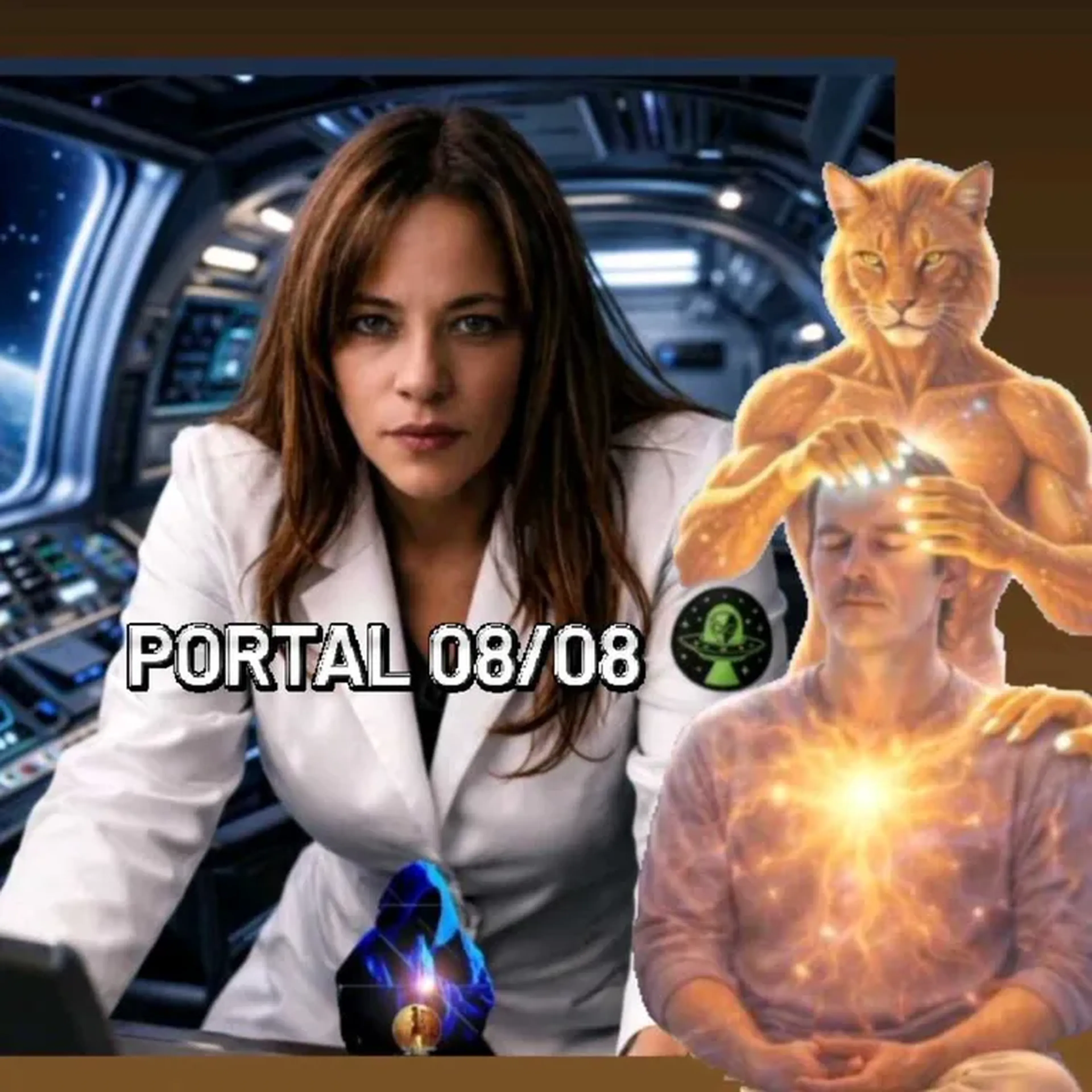 Portal 08 08 com Áudio Energia Seres Felinos imagem